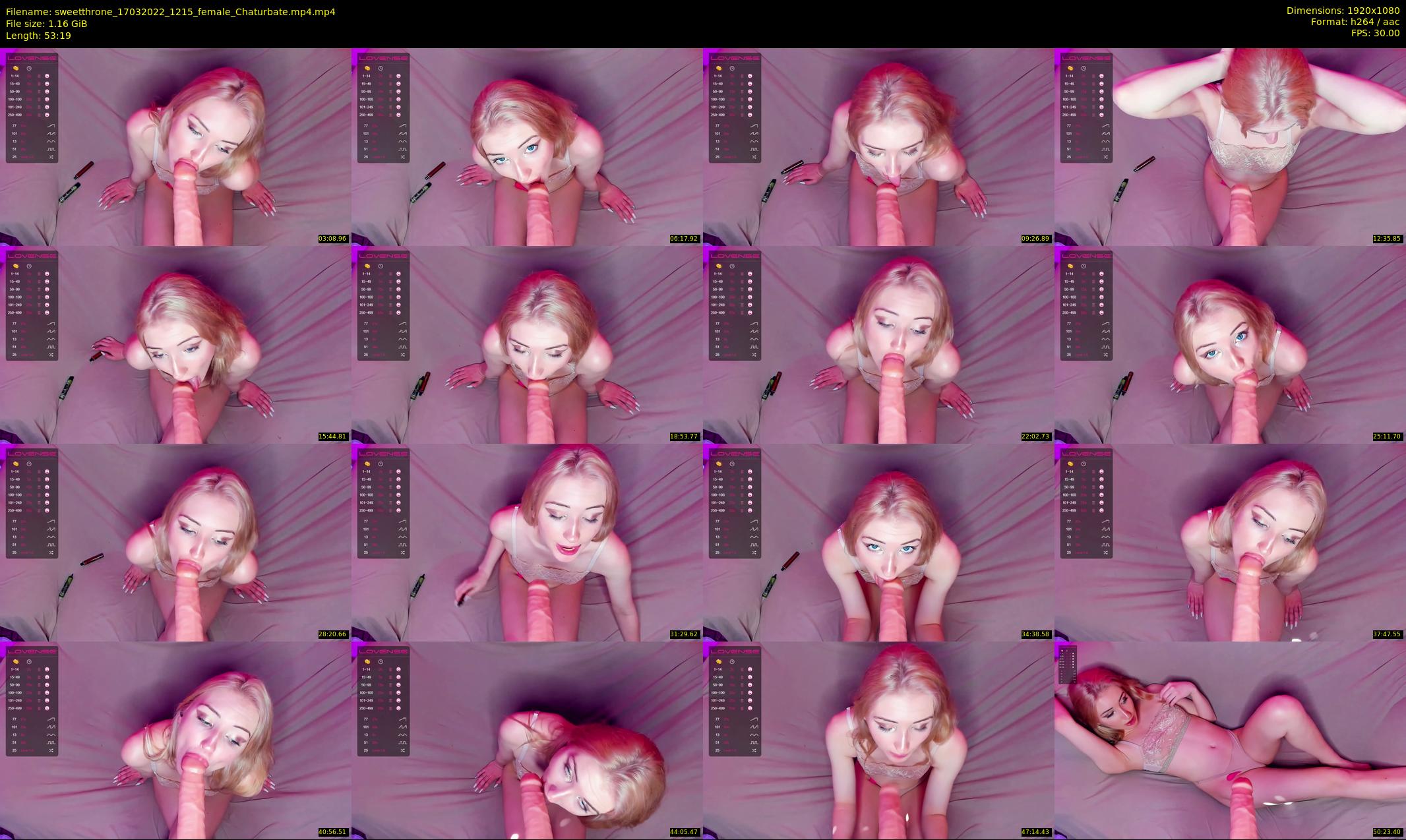 sweetthrone — 54 minute Chaturbate couple cam show recording, 1080p, Mar 17, 2022