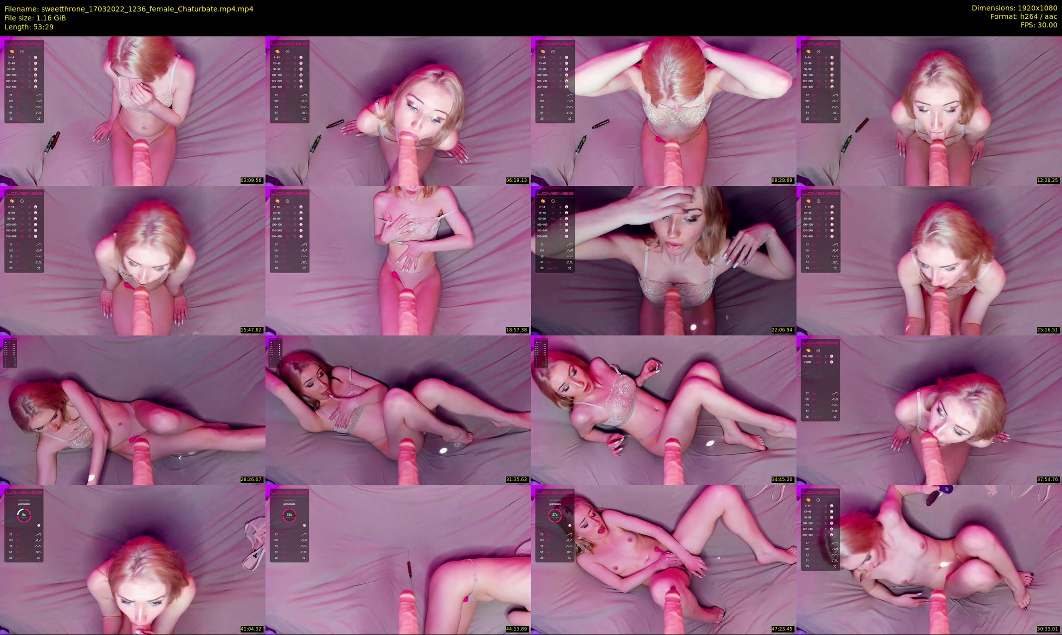 sweetthrone — 54 minute Chaturbate couple cam show recording, 1080p, Mar 17, 2022