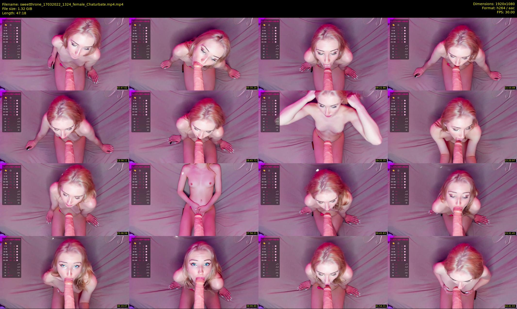 sweetthrone — 48 minute Chaturbate couple cam show recording, 1080p, Mar 17, 2022