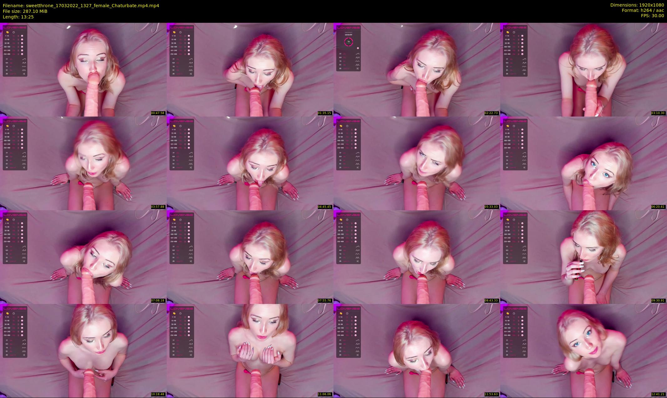 sweetthrone — 14 minute Chaturbate couple cam show recording, 1080p, Mar 17, 2022
