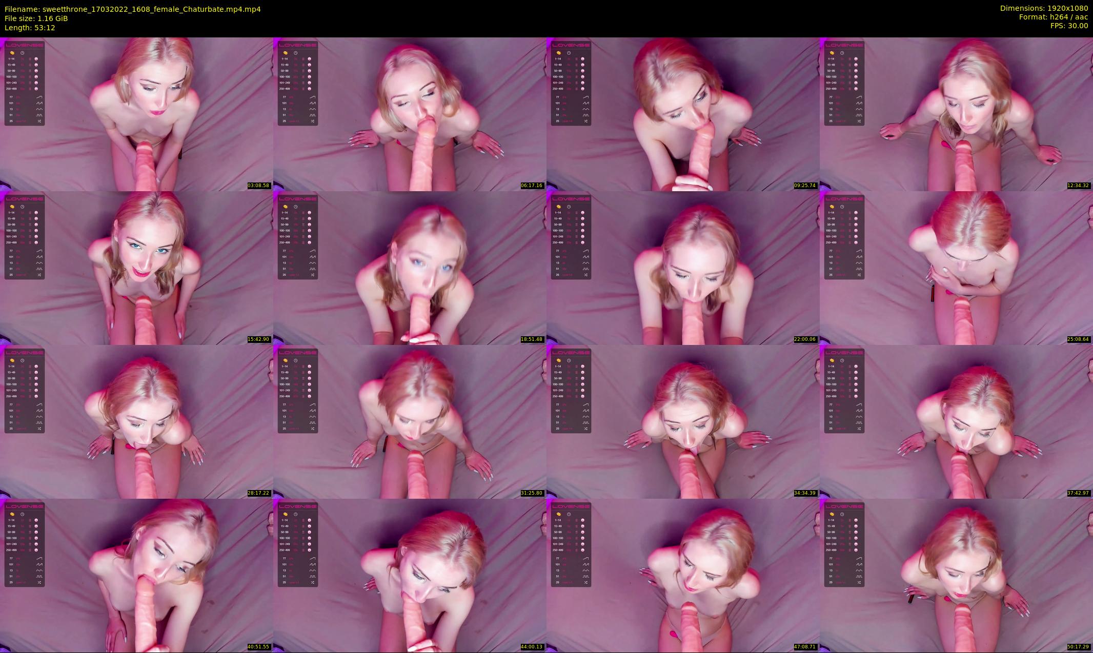 sweetthrone — 54 minute Chaturbate couple cam show recording, 1080p, Mar 17, 2022