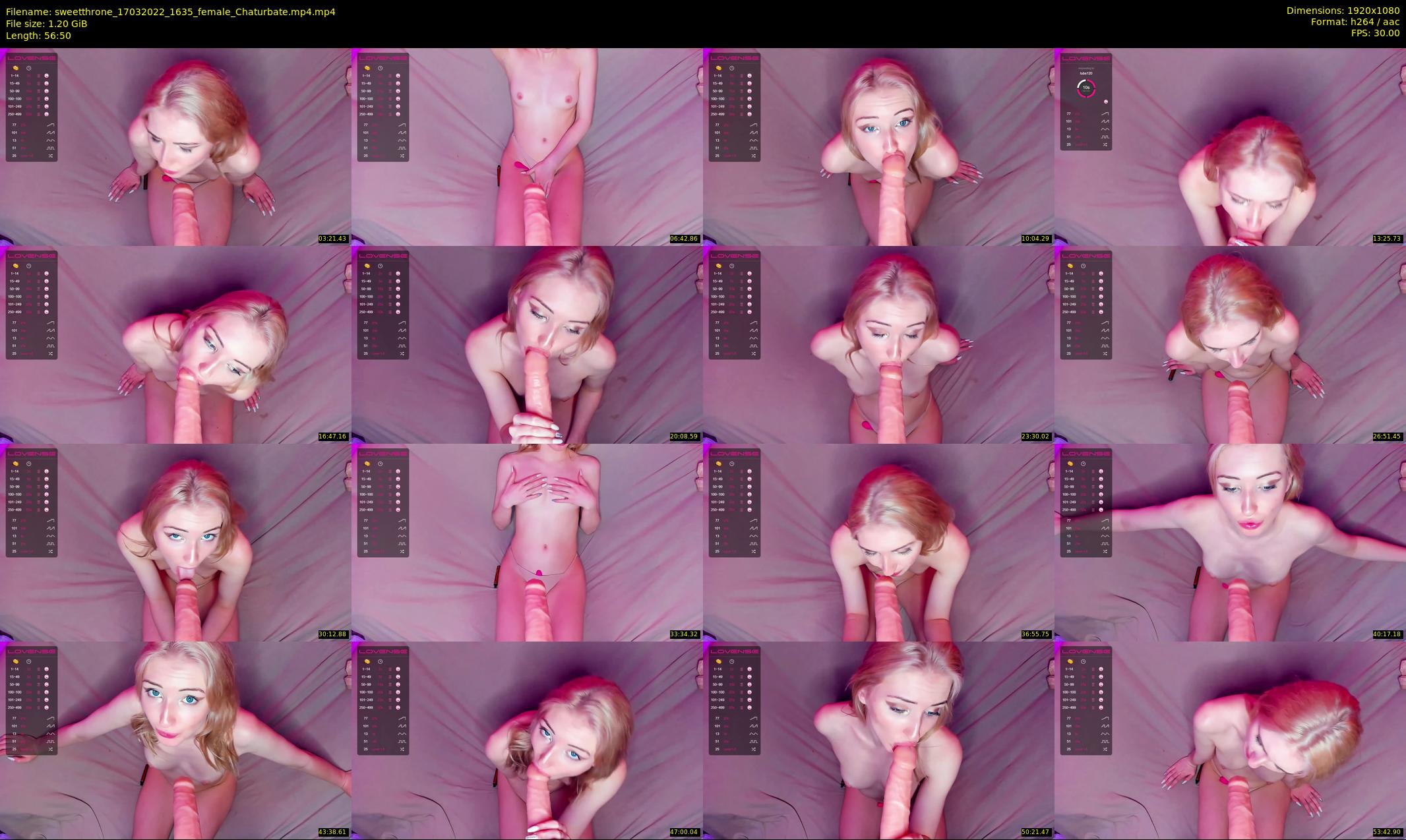 sweetthrone — 57 minute Chaturbate couple cam show recording, 1080p, Mar 17, 2022