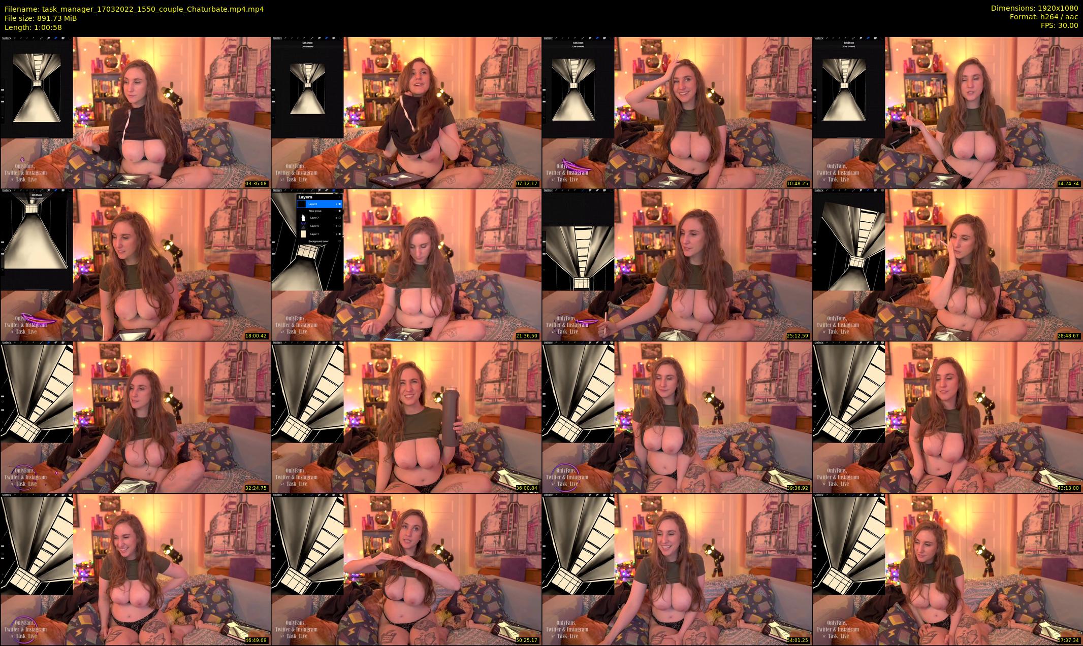 task_manager — 61 minute Chaturbate couple cam show recording, 1080p, Mar 17, 2022