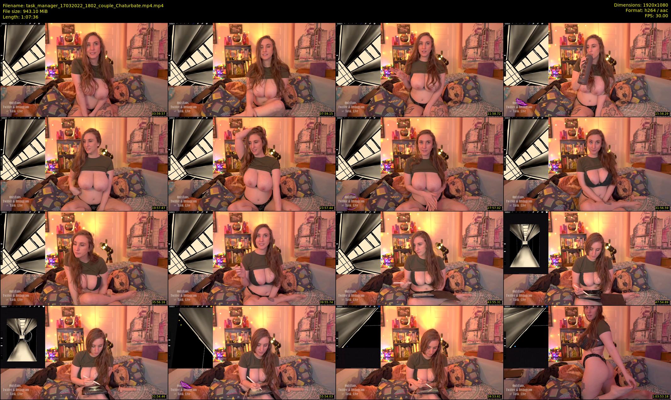 task_manager — 68 minute Chaturbate couple cam show recording, 1080p, Mar 17, 2022