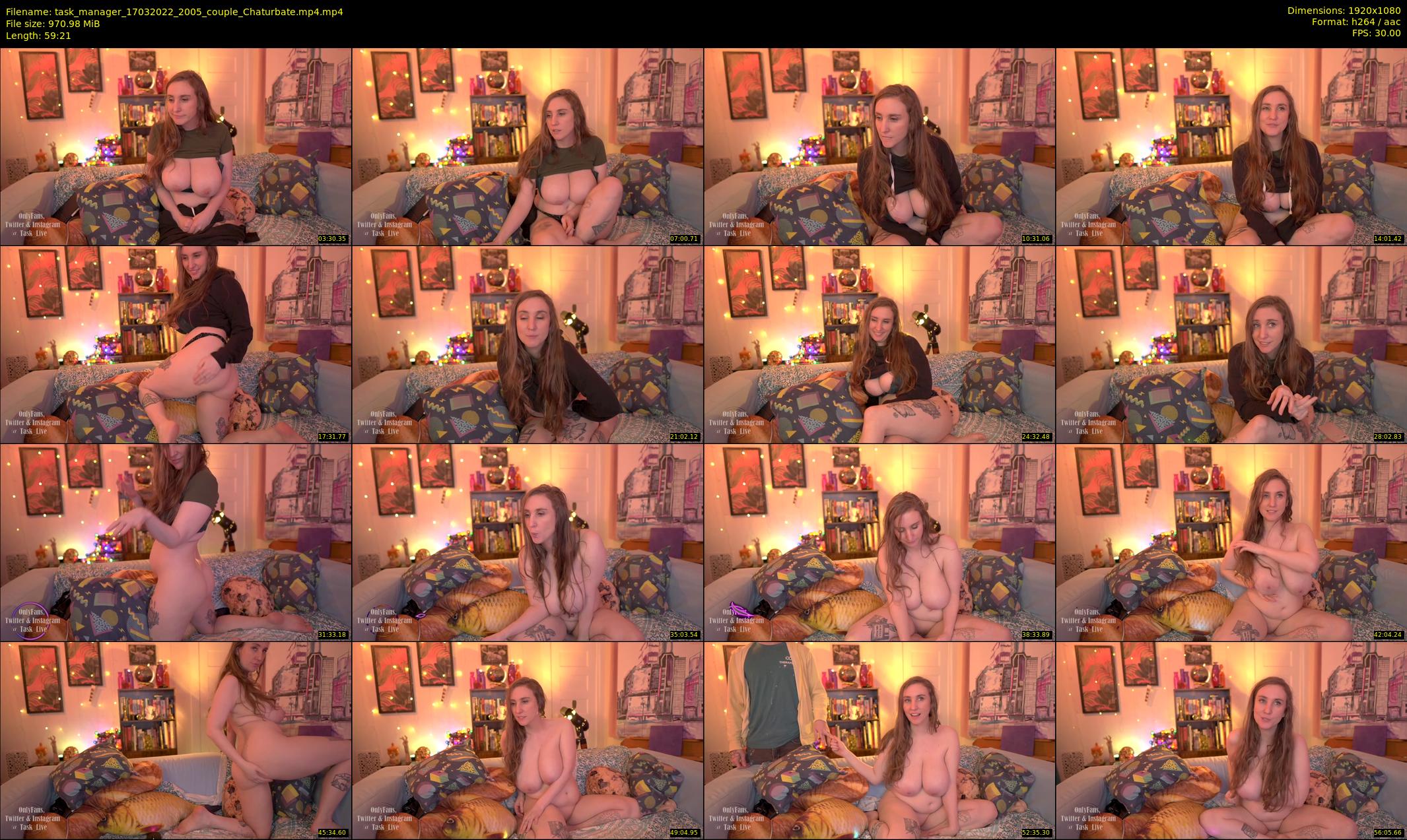 task_manager — 60 minute Chaturbate couple cam show recording, 1080p, Mar 17, 2022