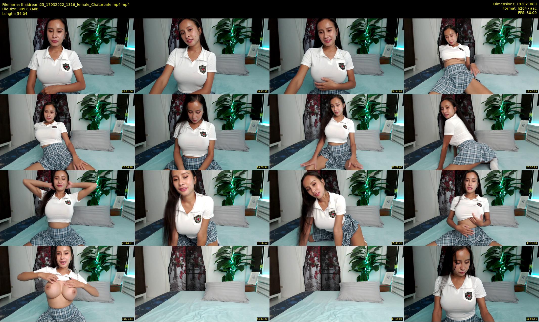thaidream25 — 55 minute Chaturbate female cam show recording, 1080p, Mar 17, 2022