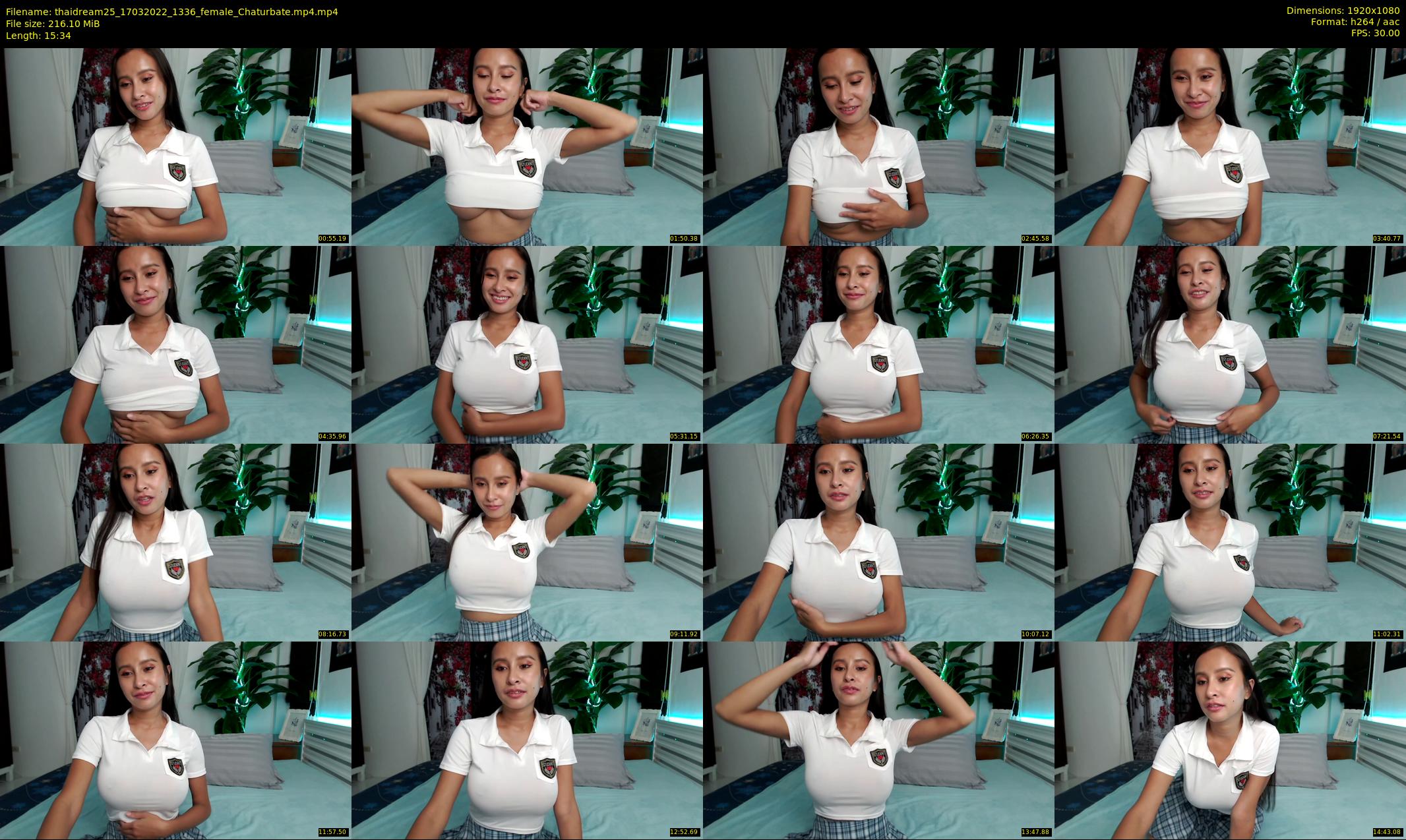 thaidream25 — 16 minute Chaturbate female cam show recording, 1080p, Mar 17, 2022
