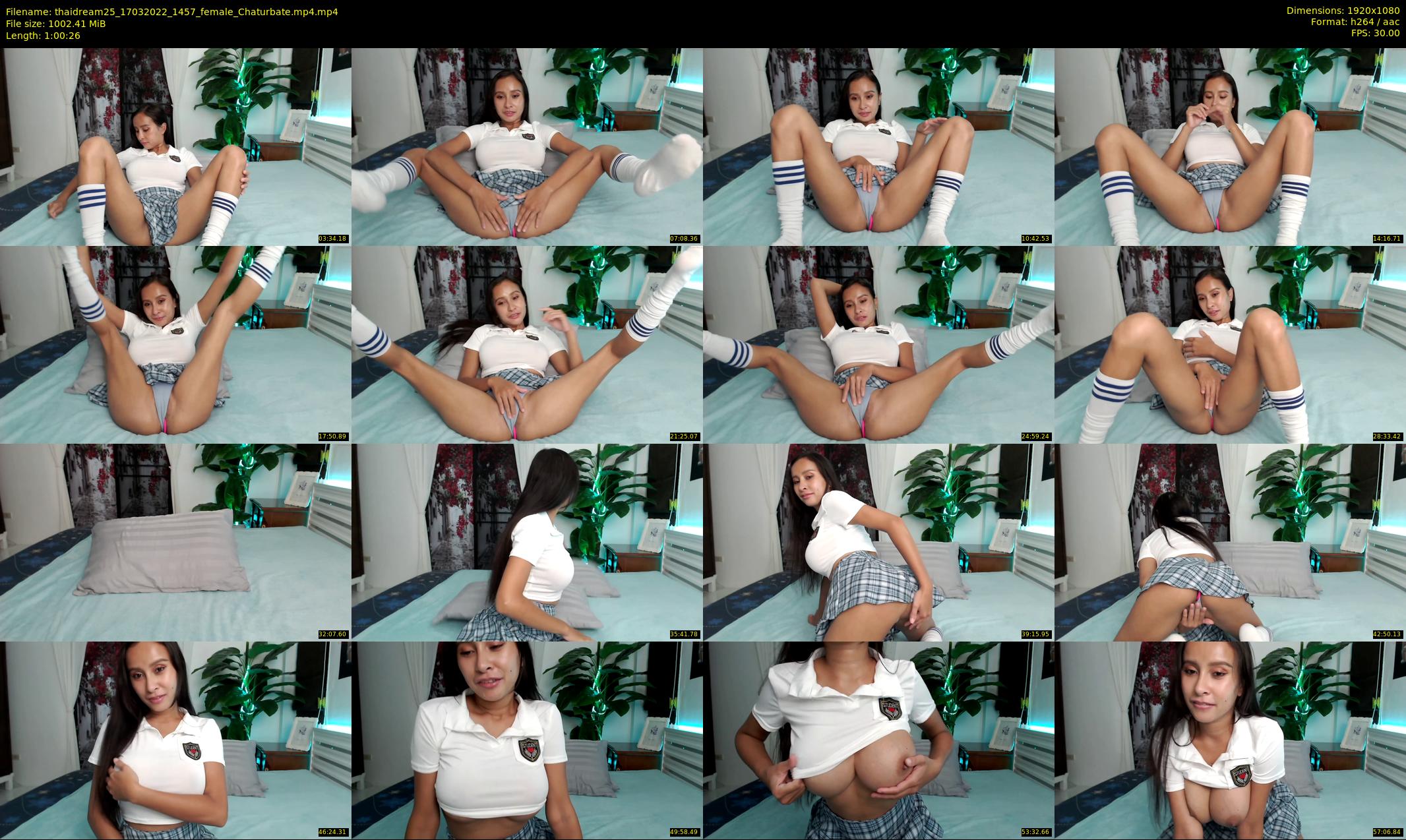 thaidream25 — 61 minute Chaturbate female cam show recording, 1080p, Mar 17, 2022