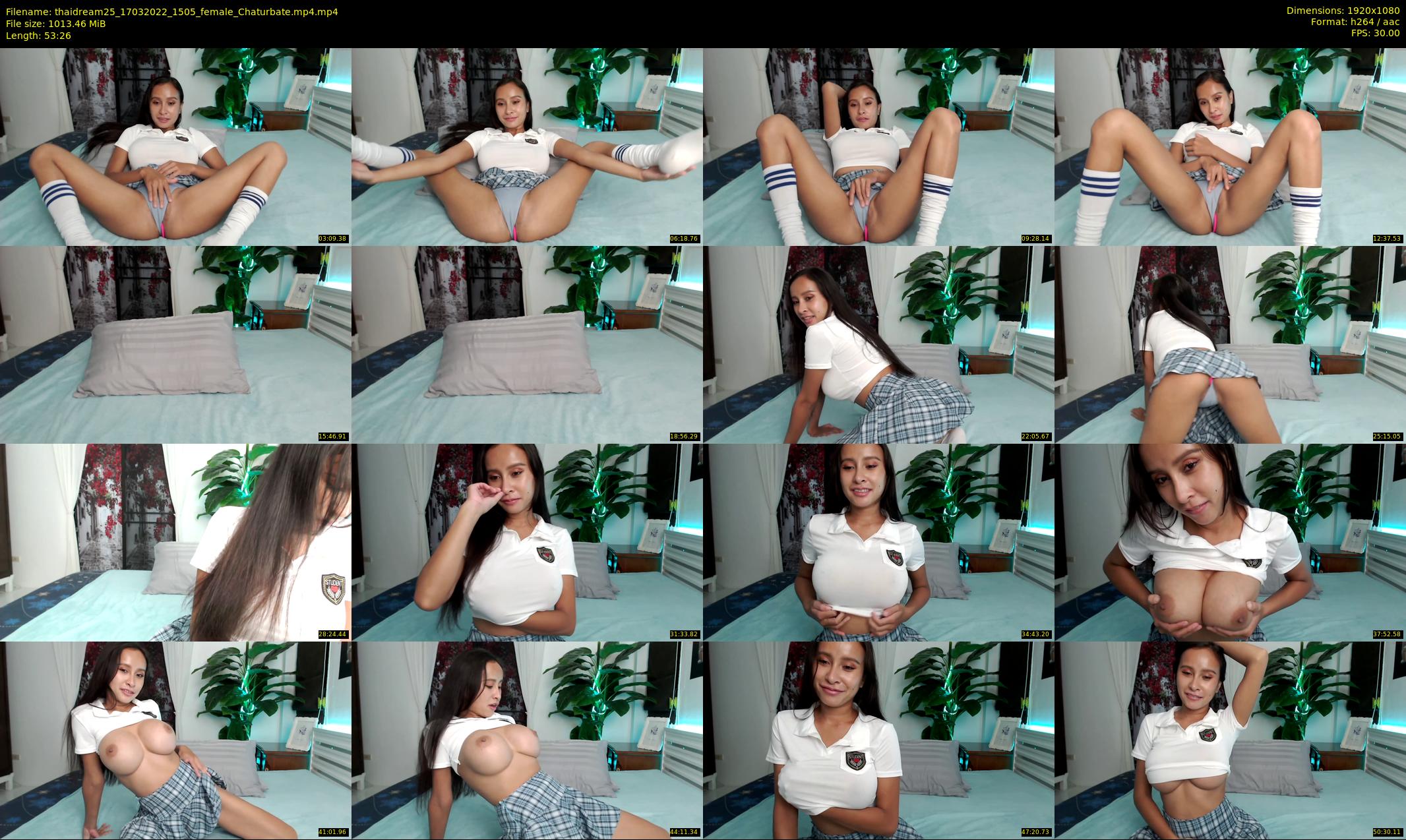 thaidream25 — 54 minute Chaturbate female cam show recording, 1080p, Mar 17, 2022