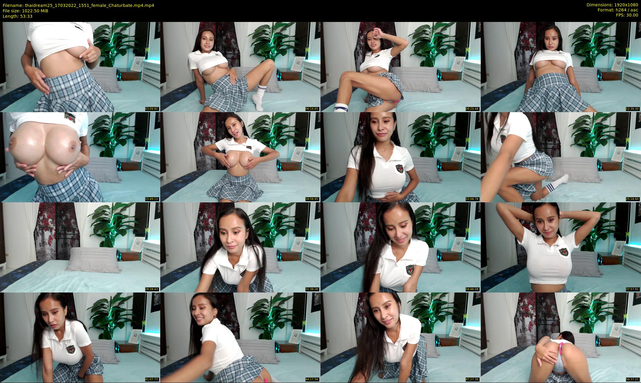 thaidream25 — 54 minute Chaturbate female cam show recording, 1080p, Mar 17, 2022