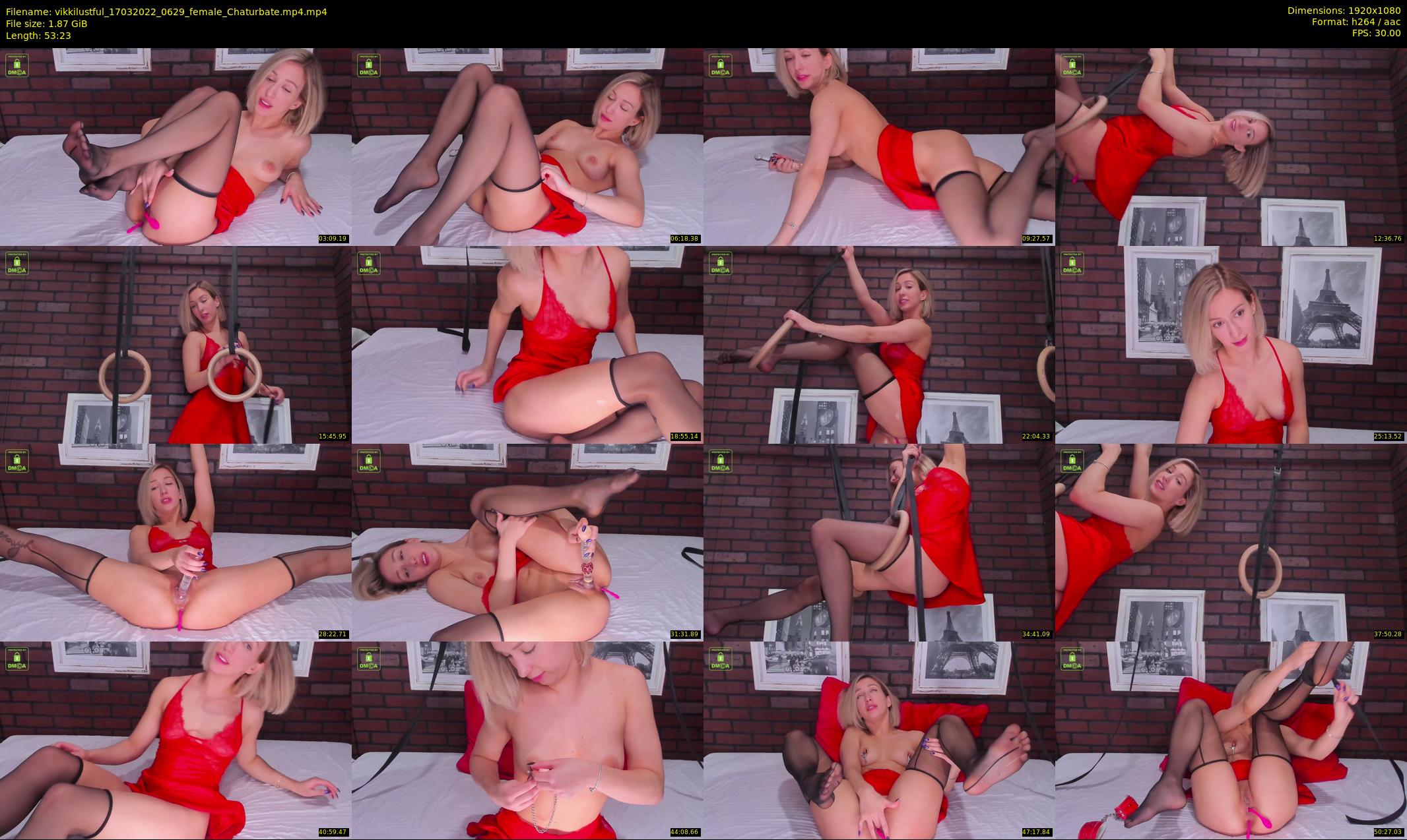 vikkilustful — 54 minute Chaturbate female cam show recording, 1080p, Mar 17, 2022