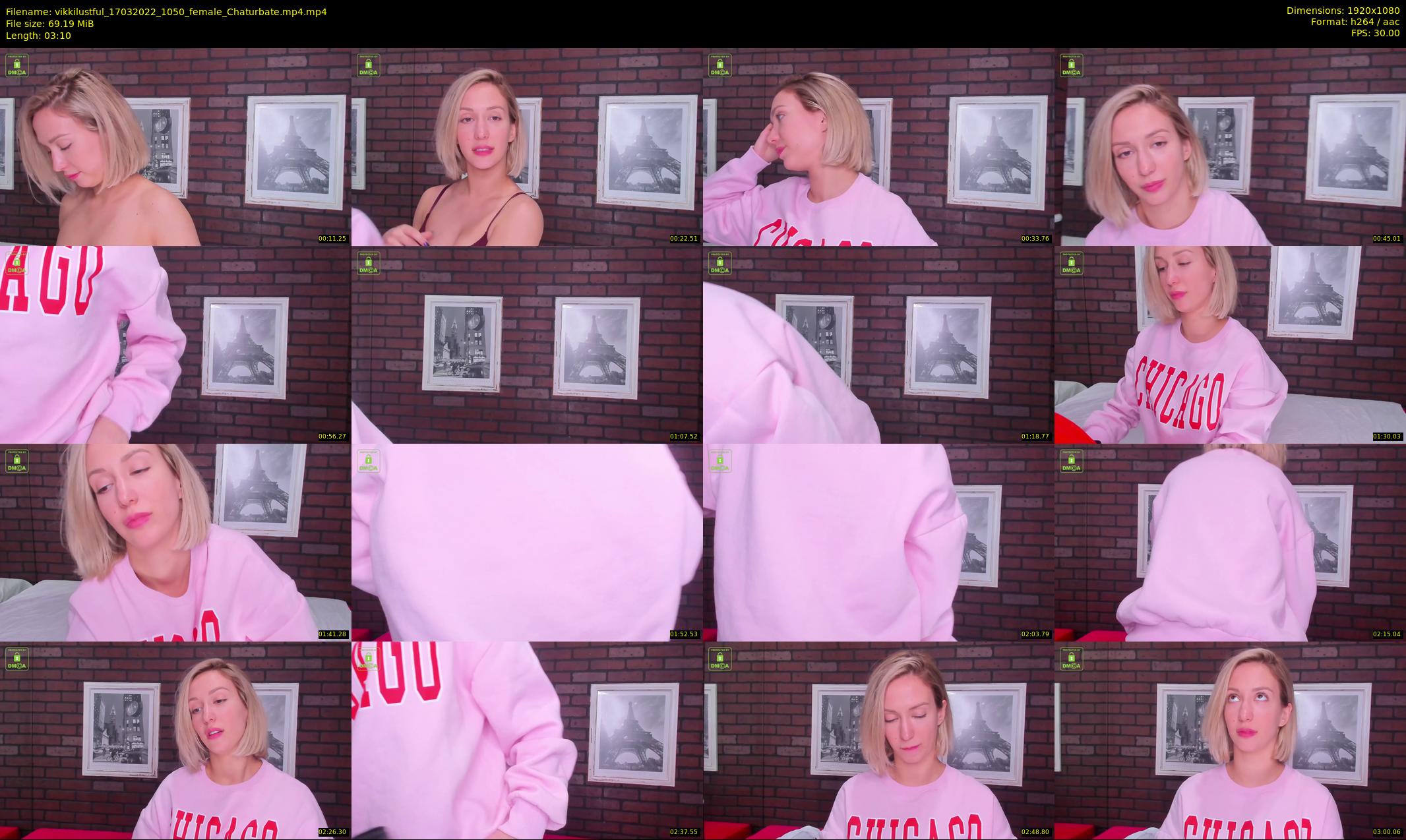 vikkilustful — 4 minute Chaturbate female cam show recording, 1080p, Mar 17, 2022