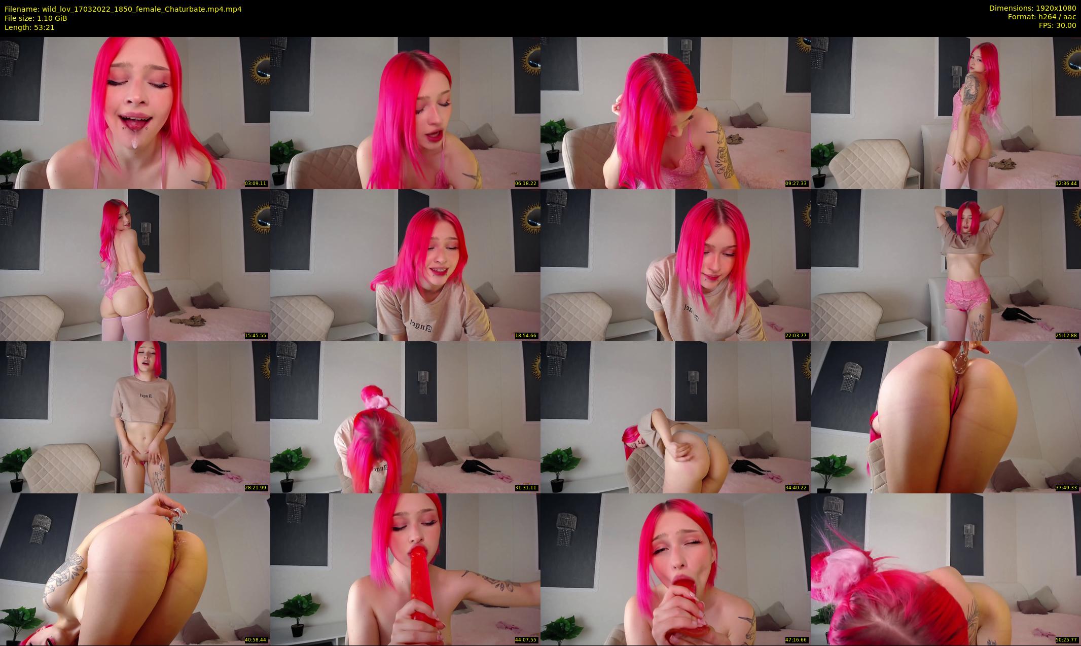 wild_lov — 54 minute Chaturbate female cam show recording, 1080p, Mar 17, 2022