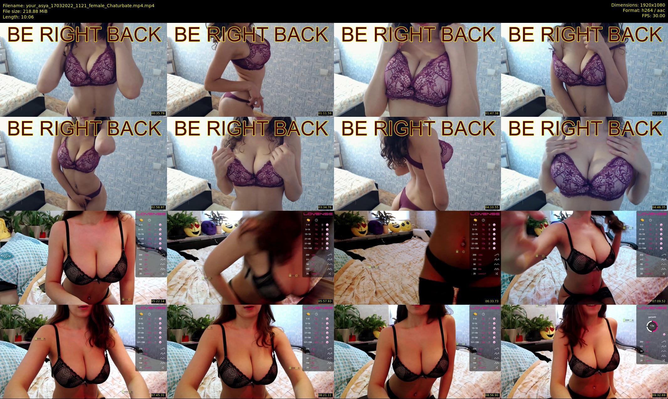 your_asya — 11 minute Chaturbate female cam show recording, 1080p, Mar 17, 2022