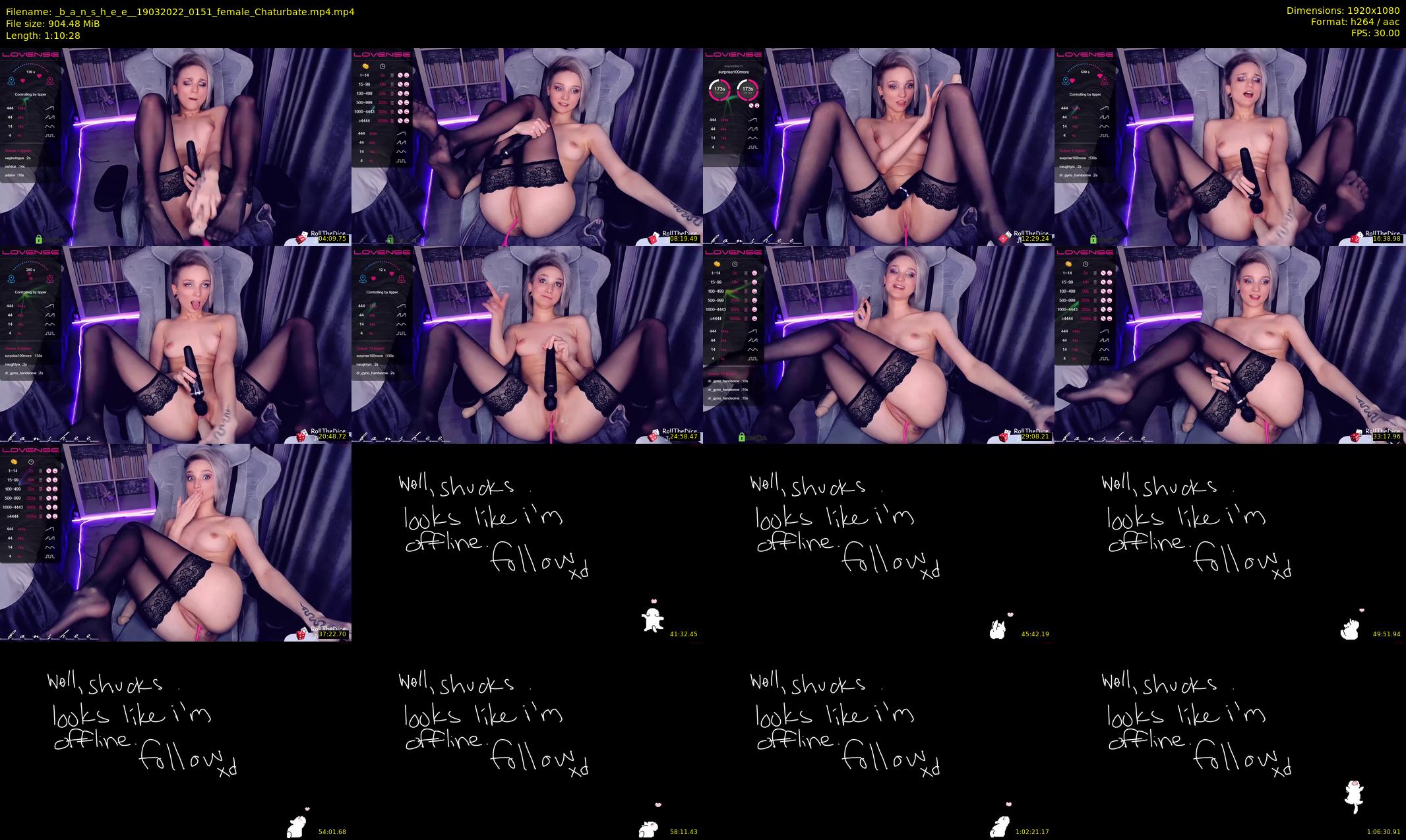 _b_a_n_s_h_e_e_ — 71 minute Chaturbate female cam show recording, 1080p, Mar 19, 2022