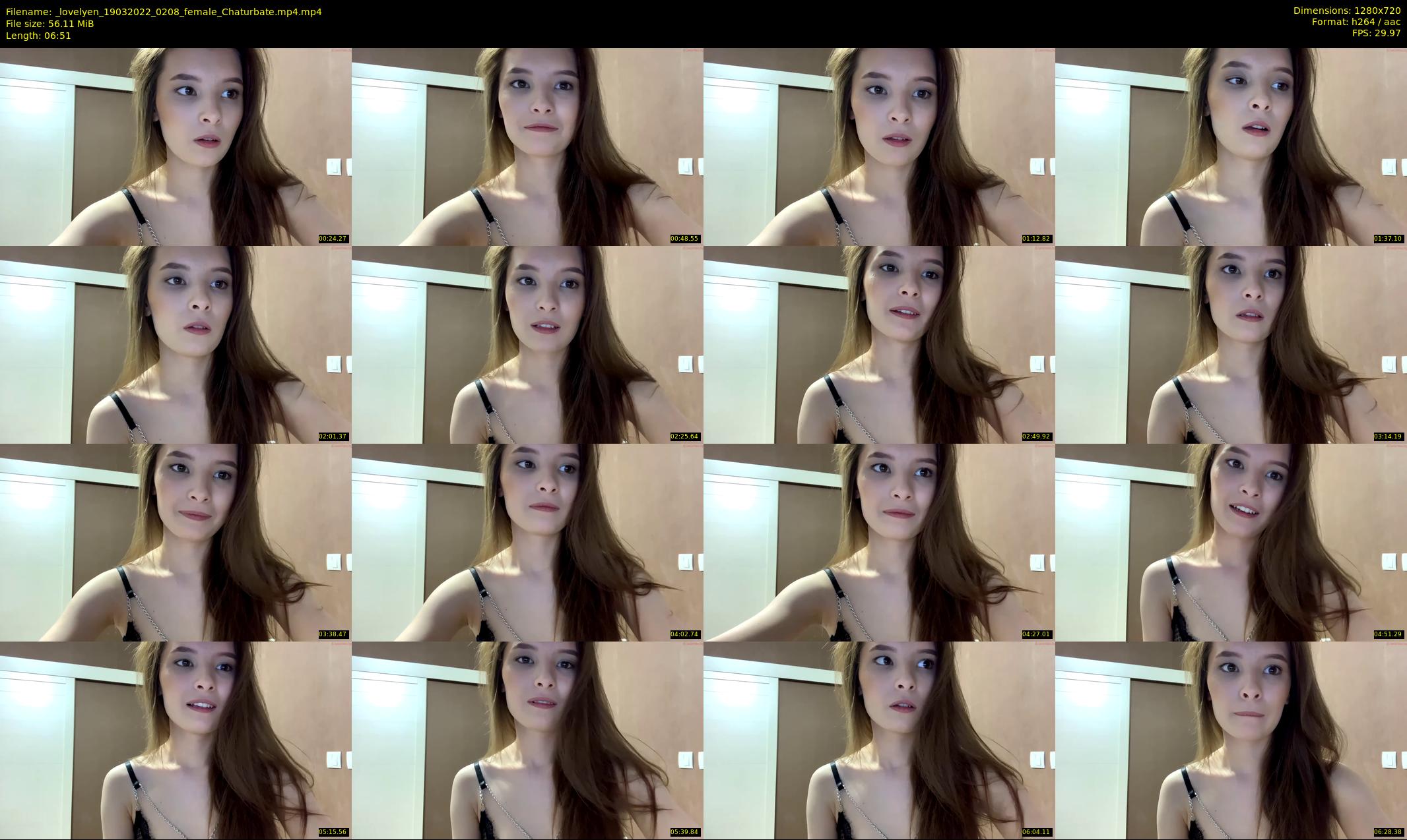 _lovelyen — 7 minute Chaturbate female cam show recording, 720p, Mar 19, 2022