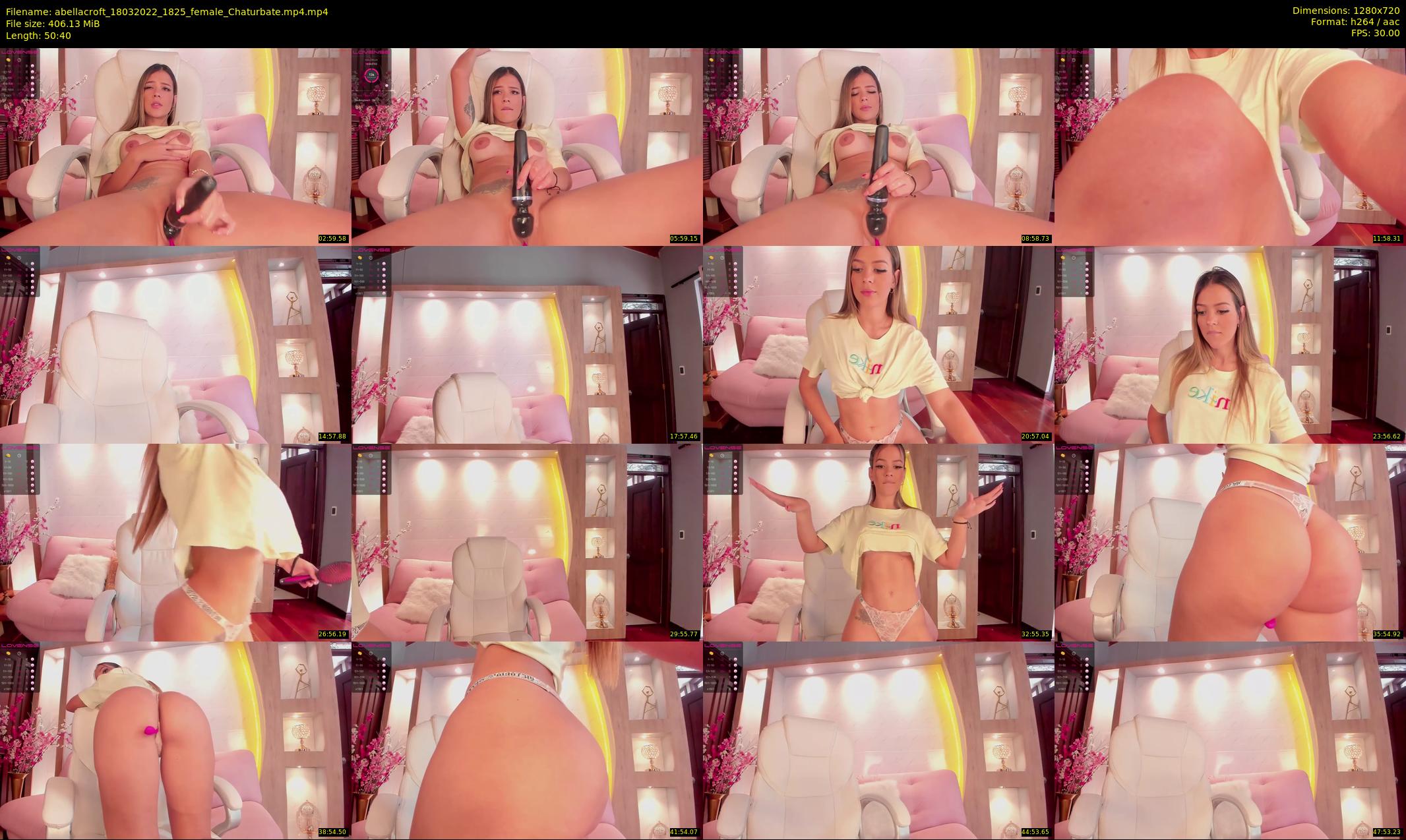 abellacroft — 51 minute Chaturbate female cam show recording, 720p, Mar 18, 2022