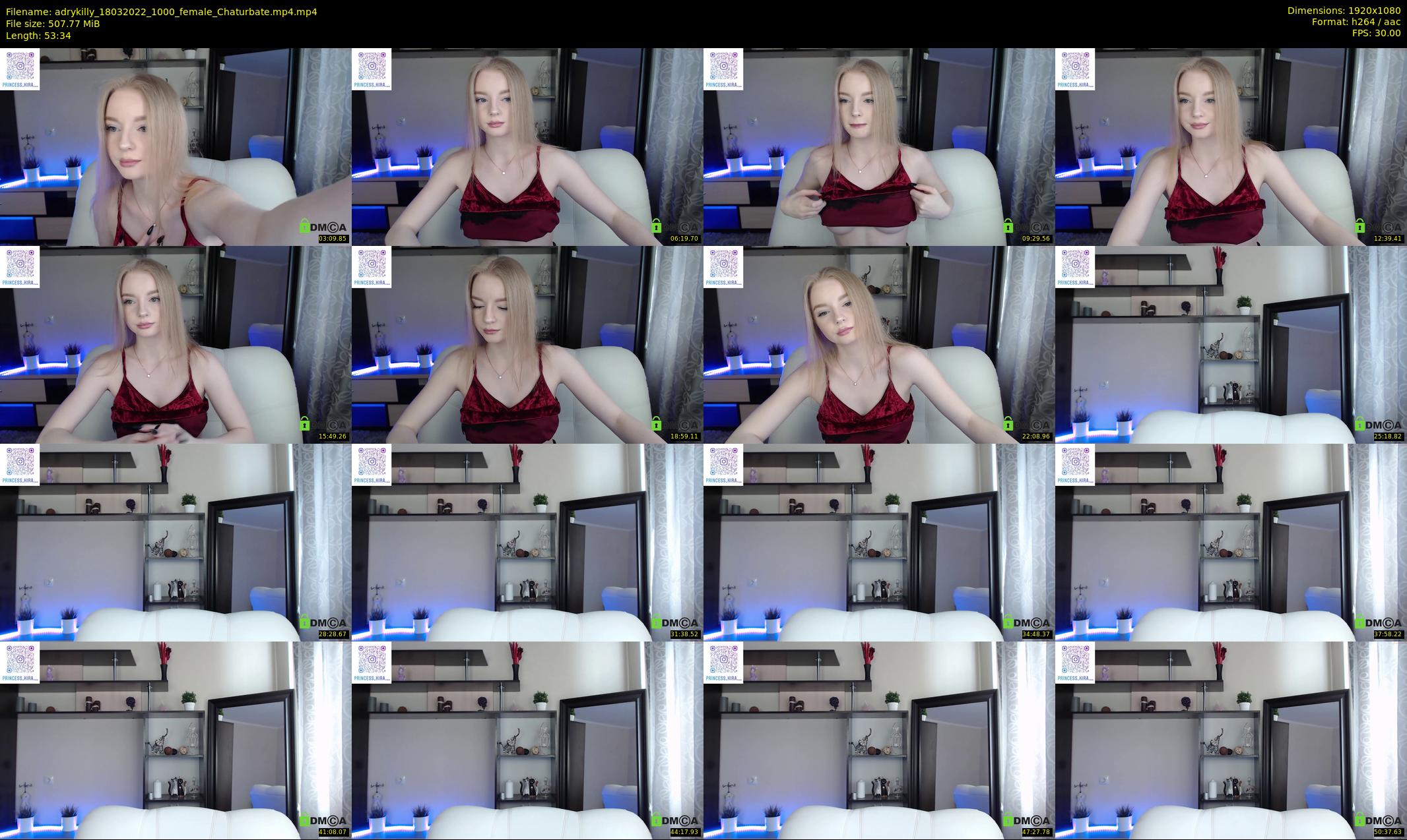 adrykilly — 54 minute Chaturbate female cam show recording, 1080p, Mar 18, 2022