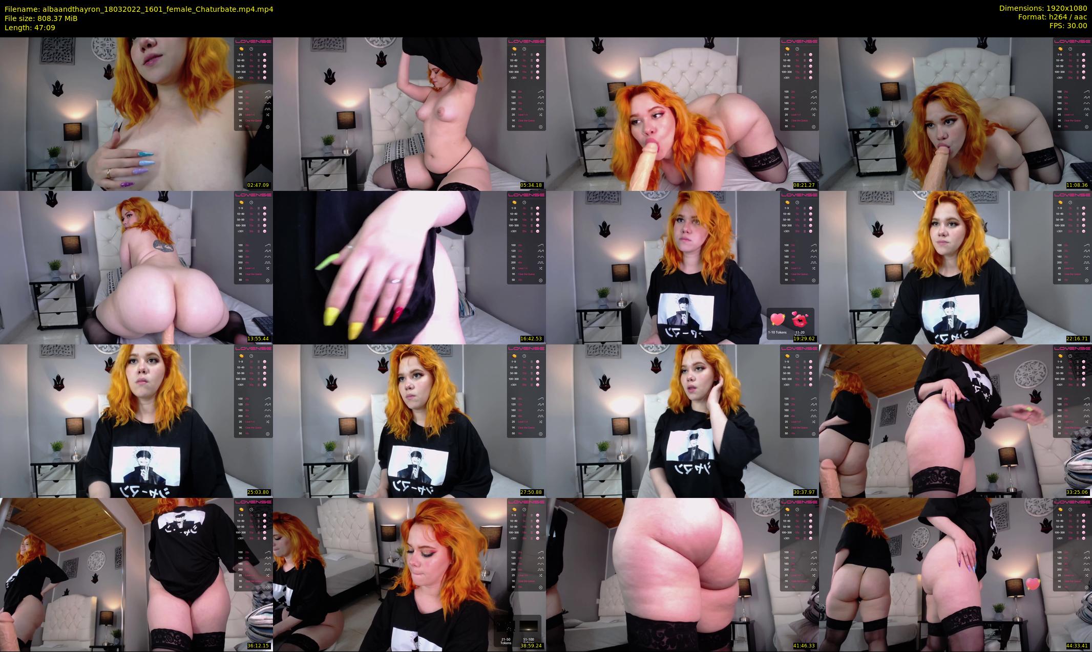 albaandthayron — 48 minute Chaturbate couple cam show recording, 1080p, Mar 18, 2022