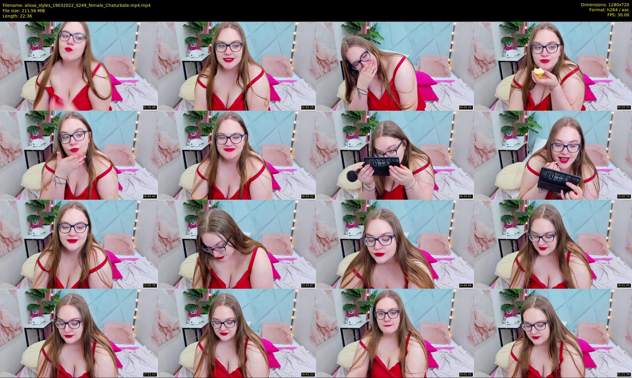 alissa_styles — 23 minute Chaturbate female cam show recording, 720p, Mar 19, 2022