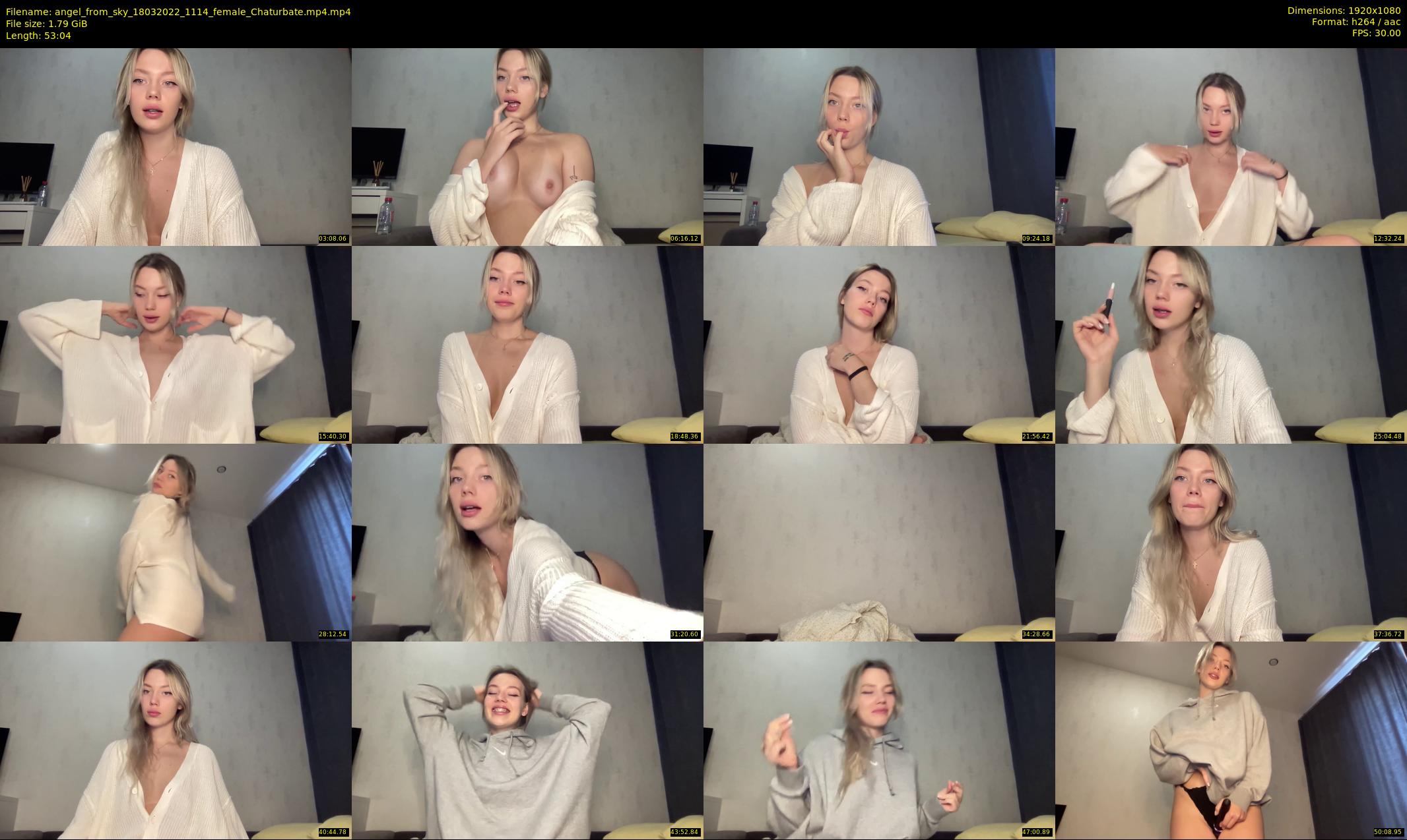 angel_from_sky — 54 minute Chaturbate female cam show recording, 1080p, Mar 18, 2022