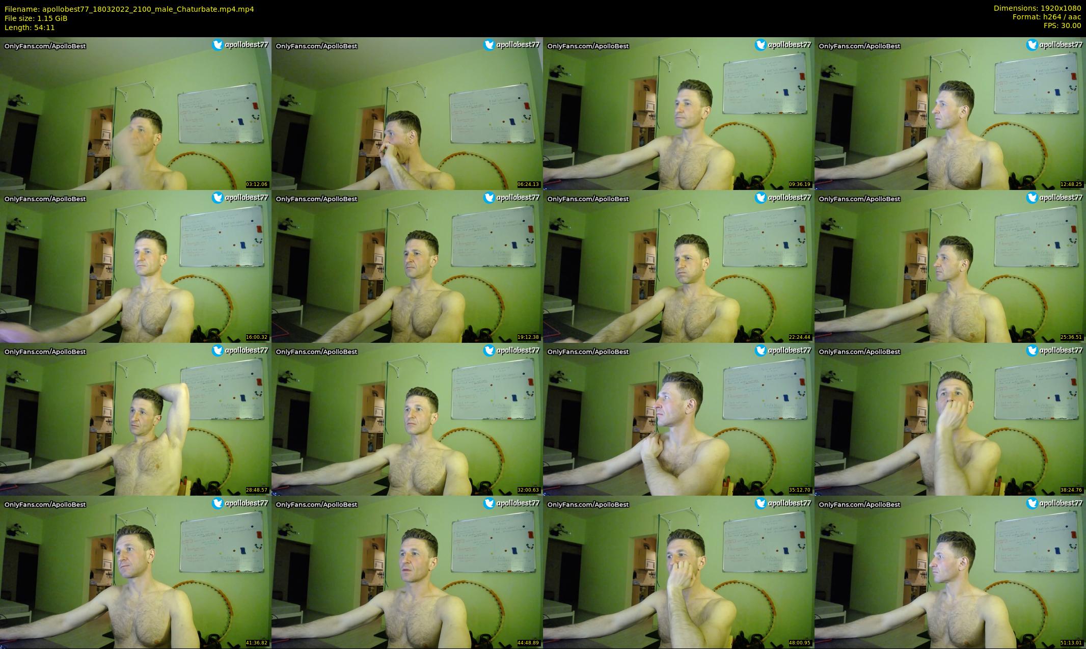 apollobest77 — 55 minute Chaturbate male cam show recording, 1080p, Mar 18, 2022