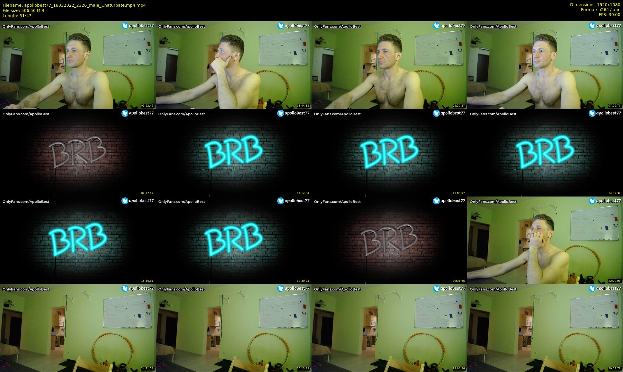 apollobest77 — 32 minute Chaturbate male cam show recording, 1080p, Mar 18, 2022