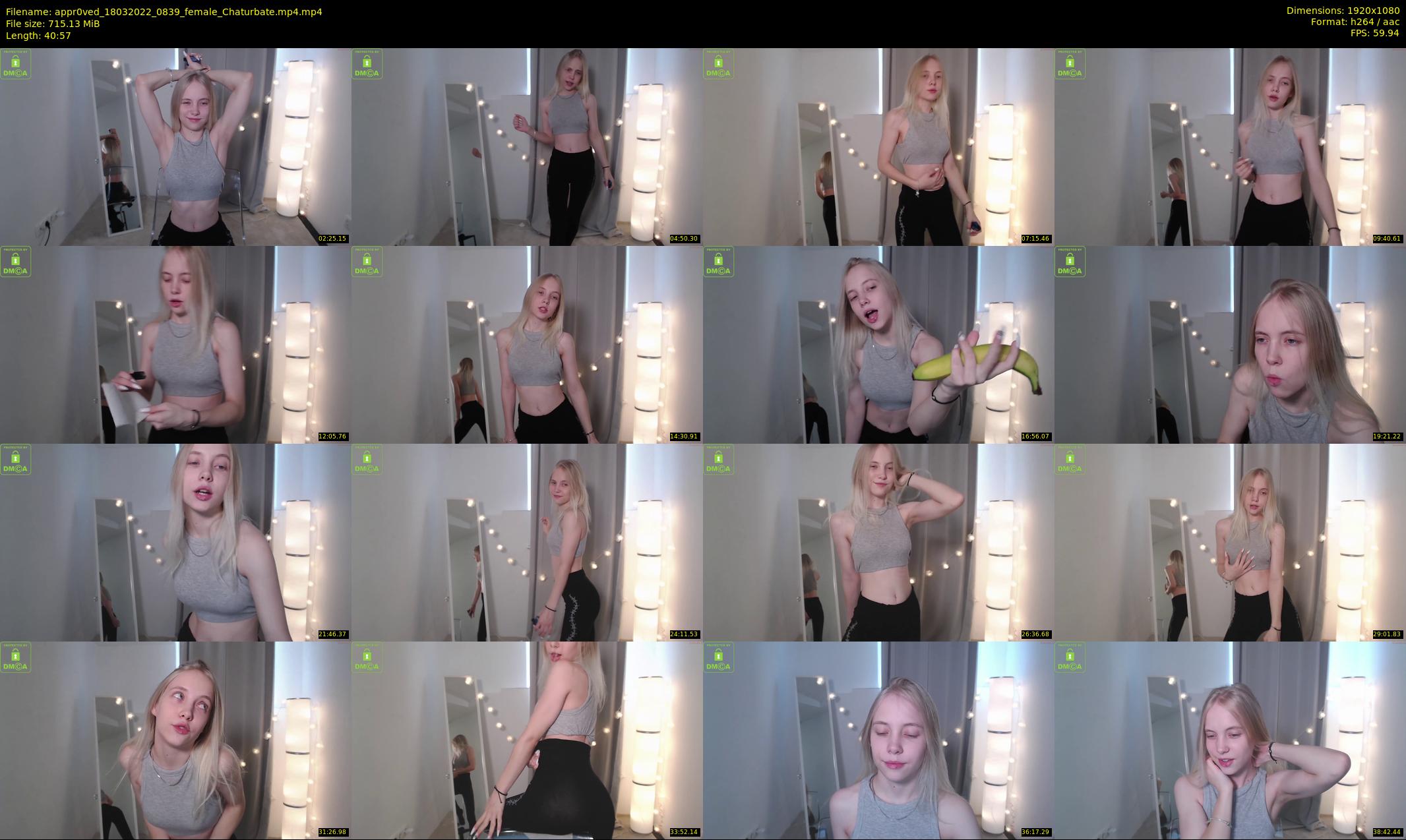 appr0ved — 41 minute Chaturbate female cam show recording, 1080p, Mar 18, 2022