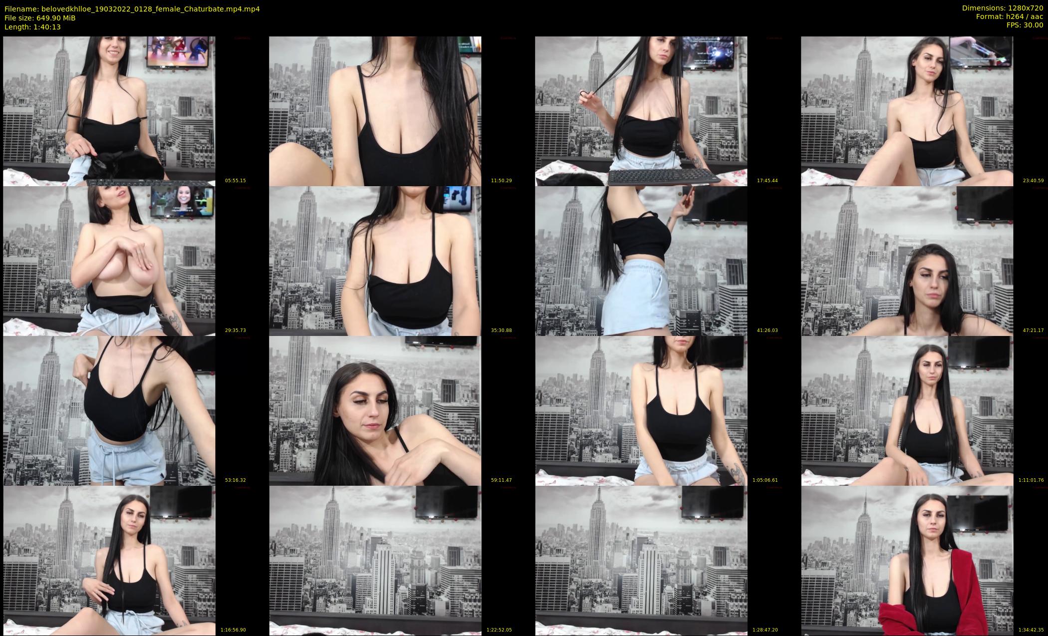 belovedkhlloe — 101 minute Chaturbate female cam show recording, 720p, Mar 19, 2022