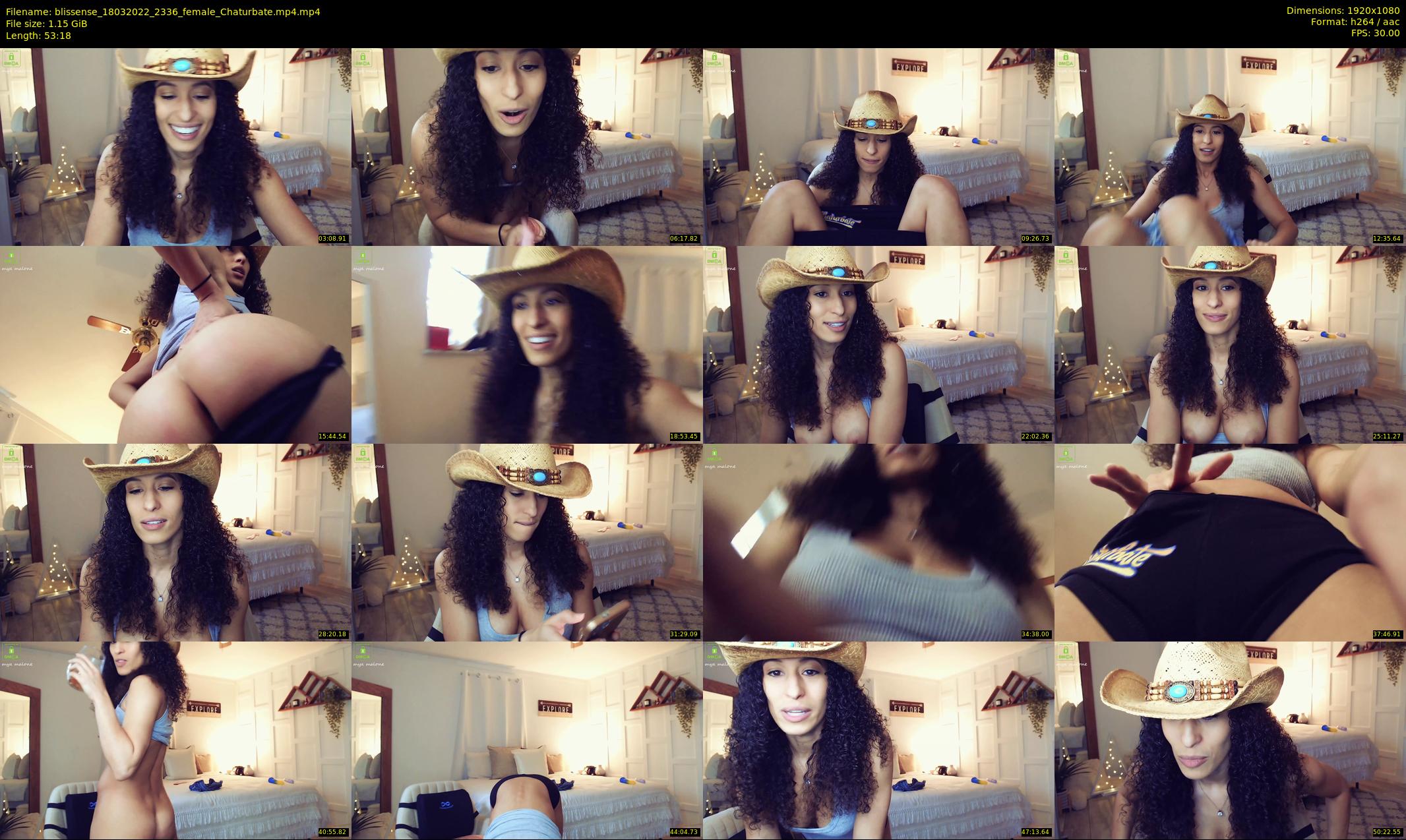 blissense — 54 minute Chaturbate female cam show recording, 1080p, Mar 18, 2022