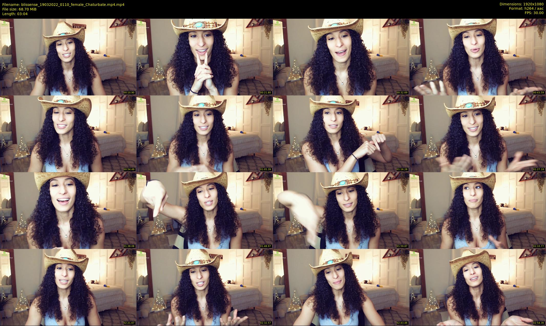 blissense — 4 minute Chaturbate female cam show recording, 1080p, Mar 19, 2022