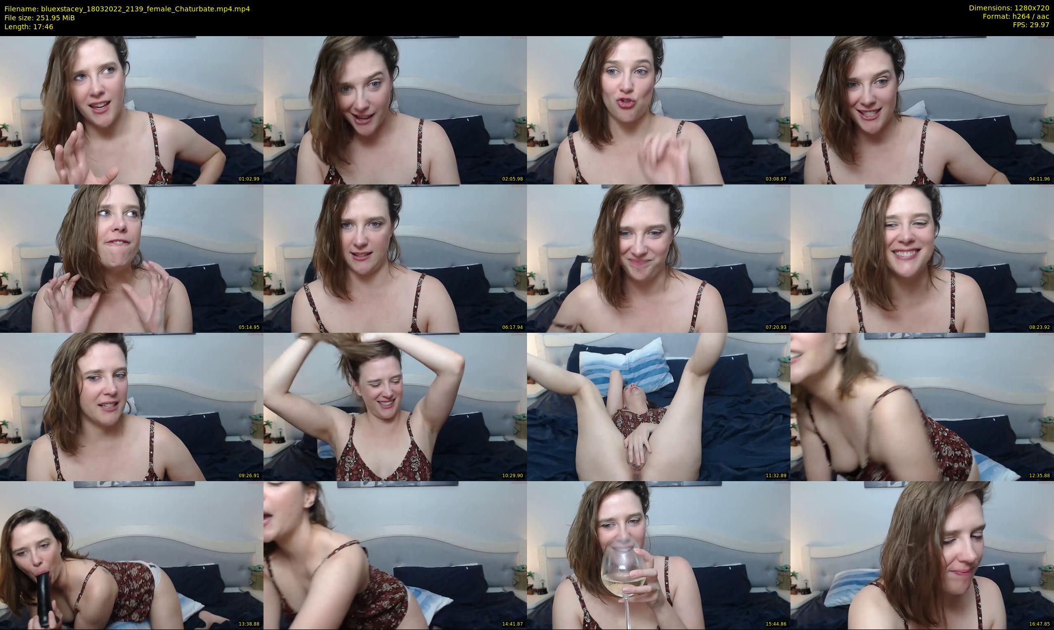 bluexstacey — 18 minute Chaturbate female cam show recording, 720p, Mar 18, 2022