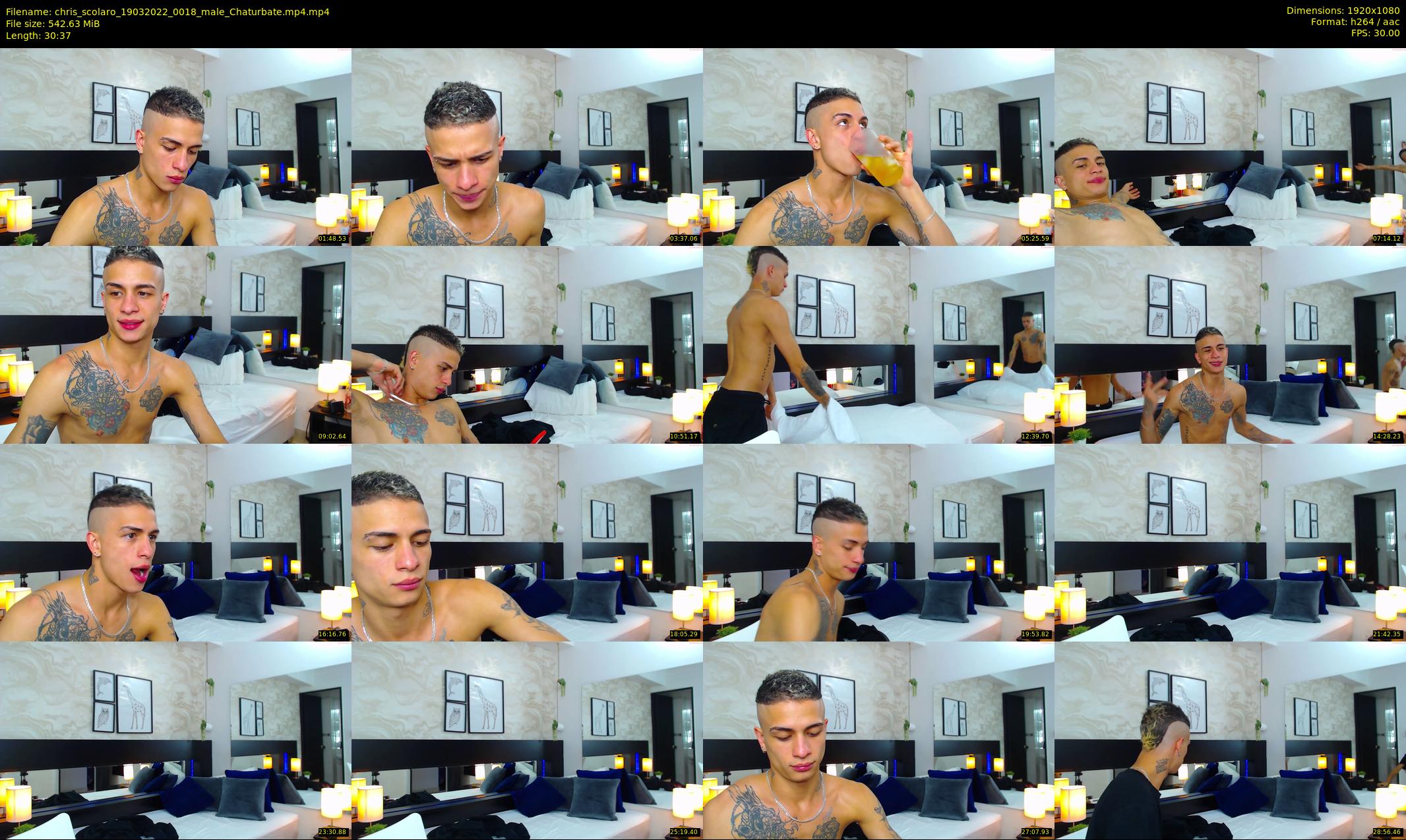 chris_scolaro — 31 minute Chaturbate male cam show recording, 1080p, Mar 19, 2022