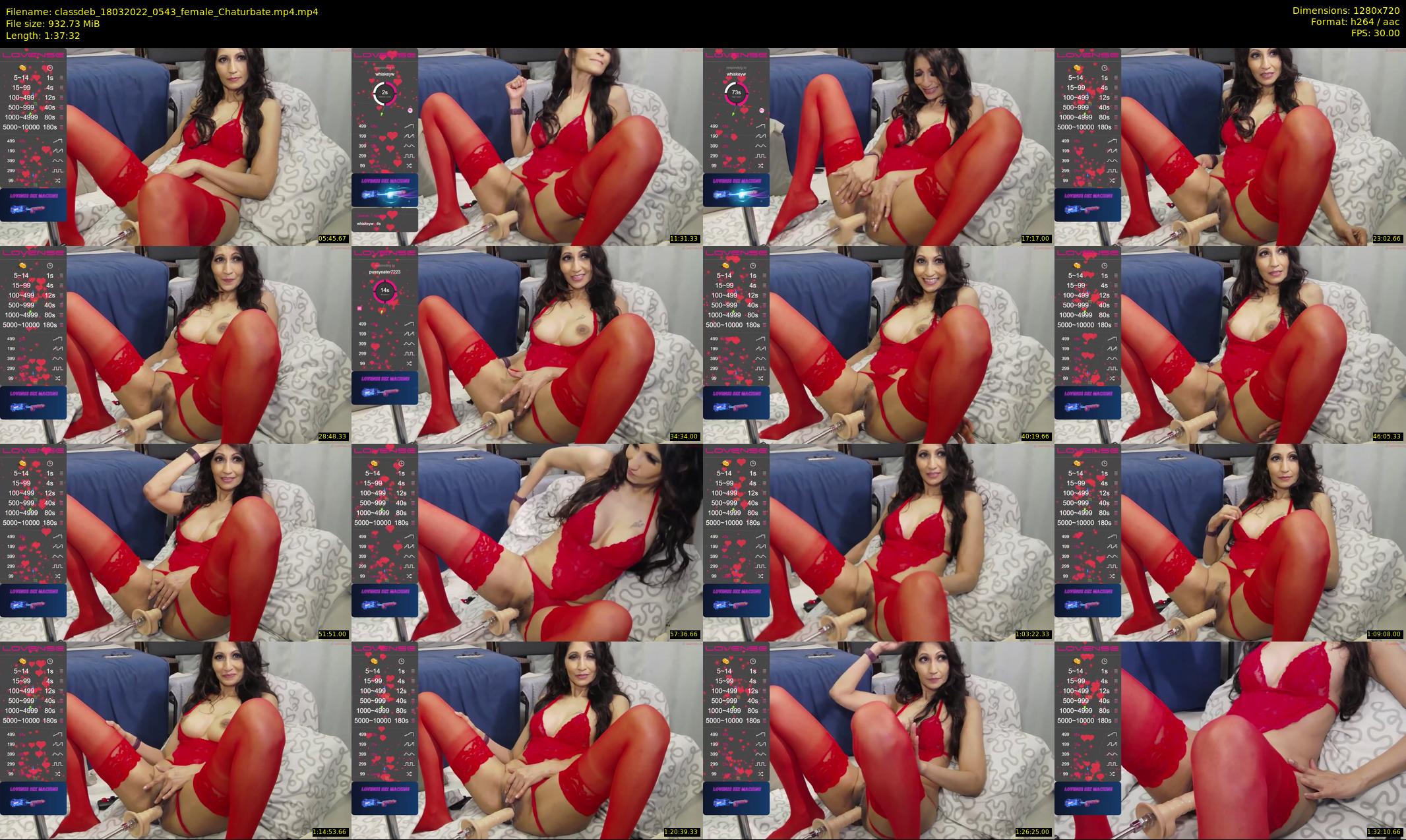 classdeb — 98 minute Chaturbate female cam show recording, 720p, Mar 18, 2022