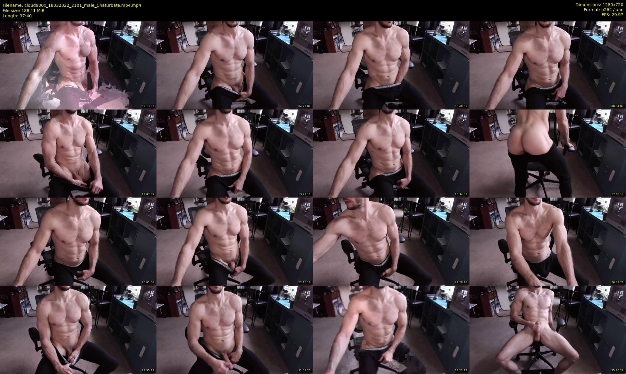 cloud900x — 38 minute Chaturbate male cam show recording, 720p, Mar 18, 2022