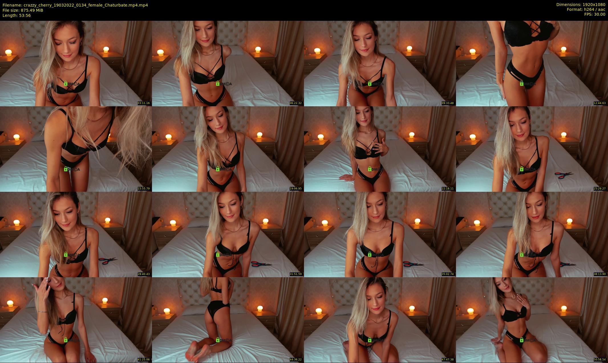 crazzy_cherry — 54 minute Chaturbate female cam show recording, 1080p, Mar 19, 2022
