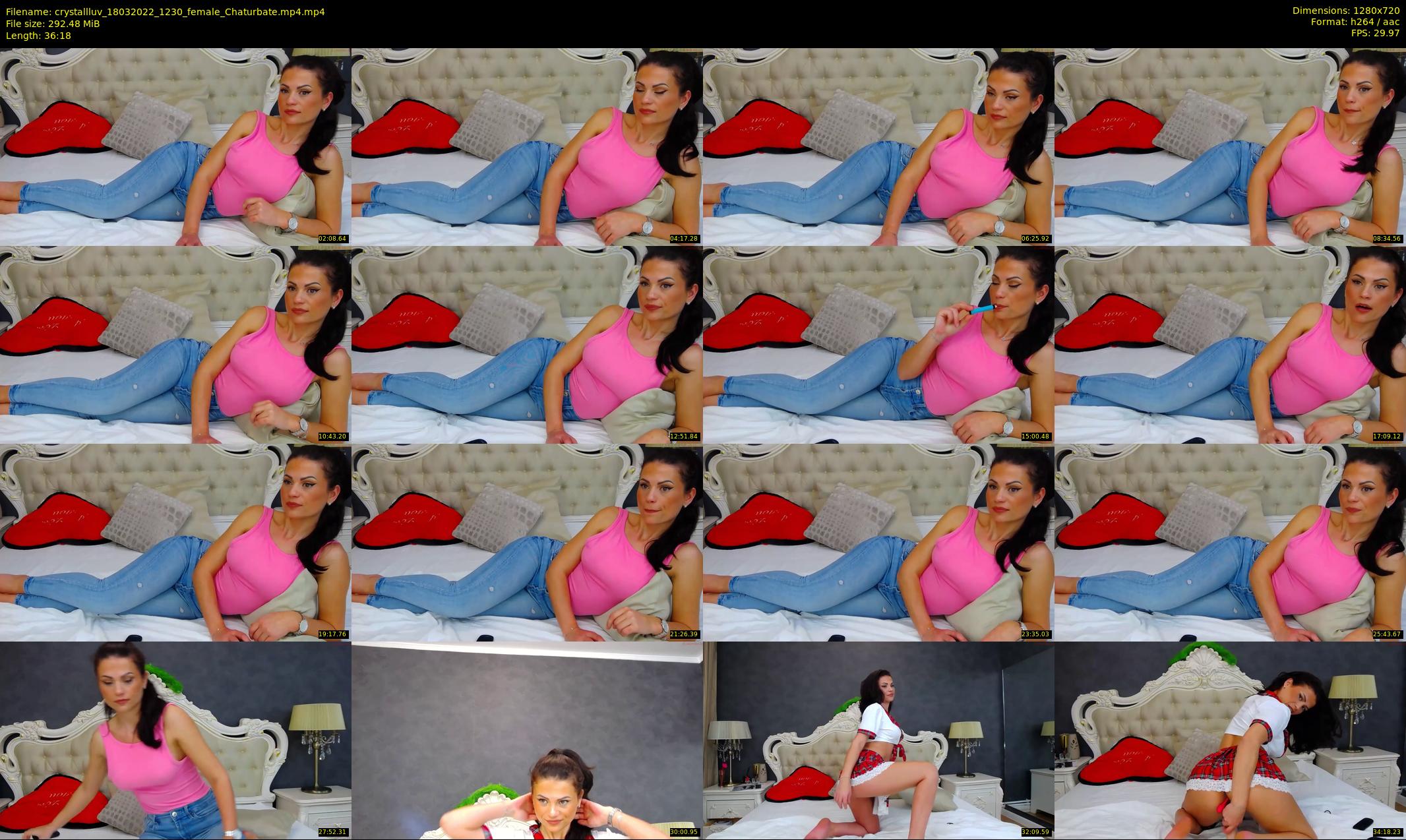 crystallluv — 37 minute Chaturbate female cam show recording, 720p, Mar 18, 2022