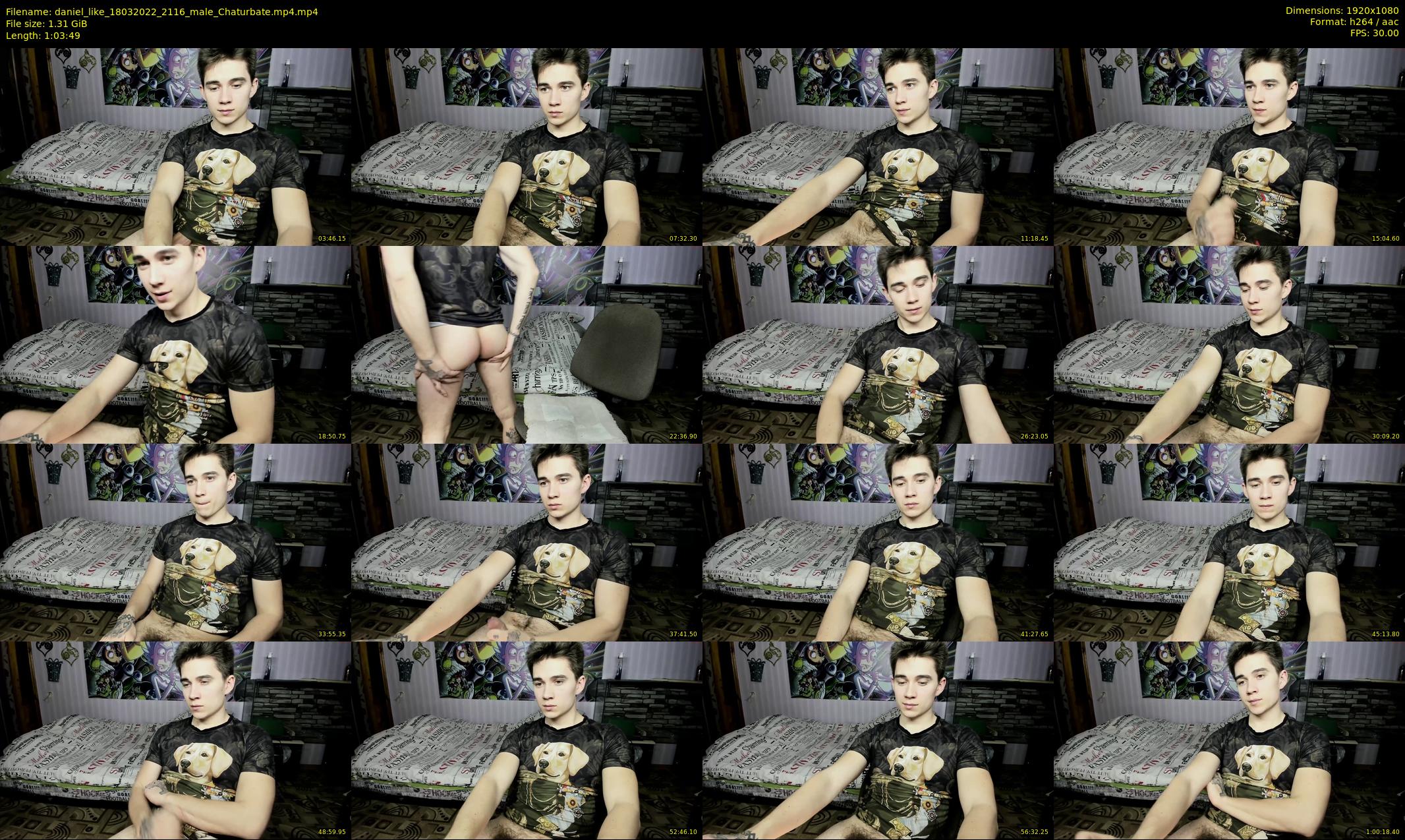 daniel_like — 64 minute Chaturbate male cam show recording, 1080p, Mar 18, 2022