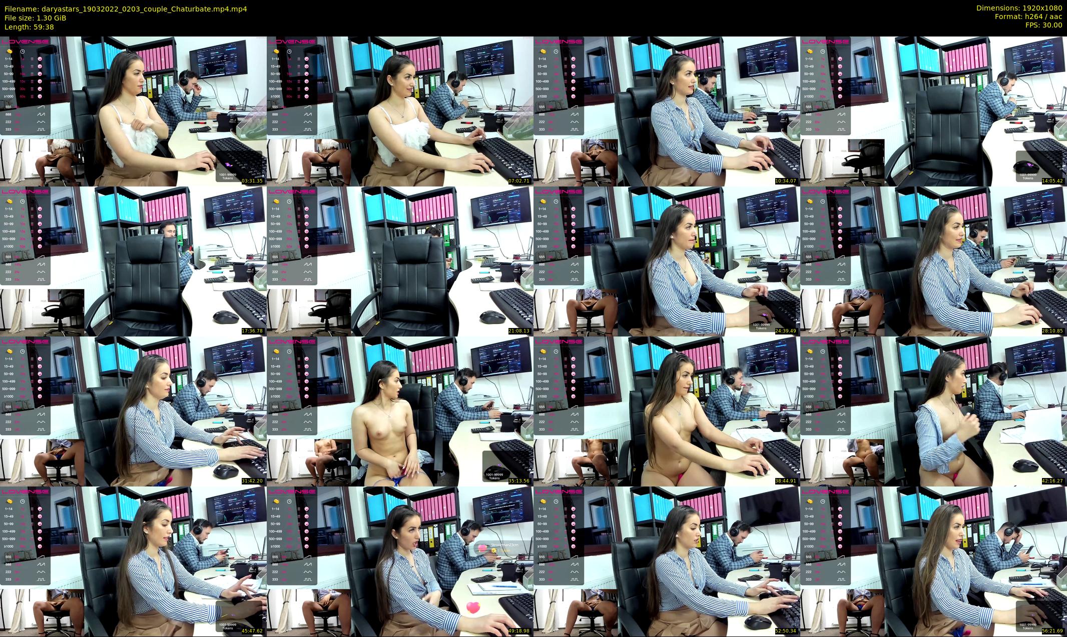 daryastars — 60 minute Chaturbate couple cam show recording, 1080p, Mar 19, 2022