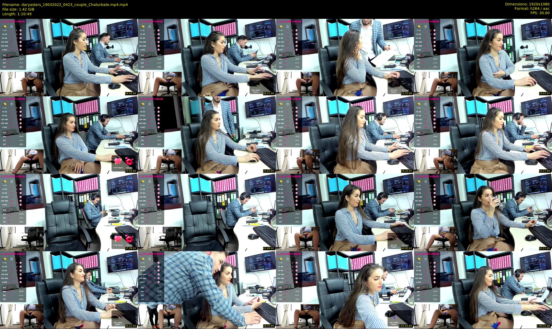 daryastars — 71 minute Chaturbate couple cam show recording, 1080p, Mar 19, 2022