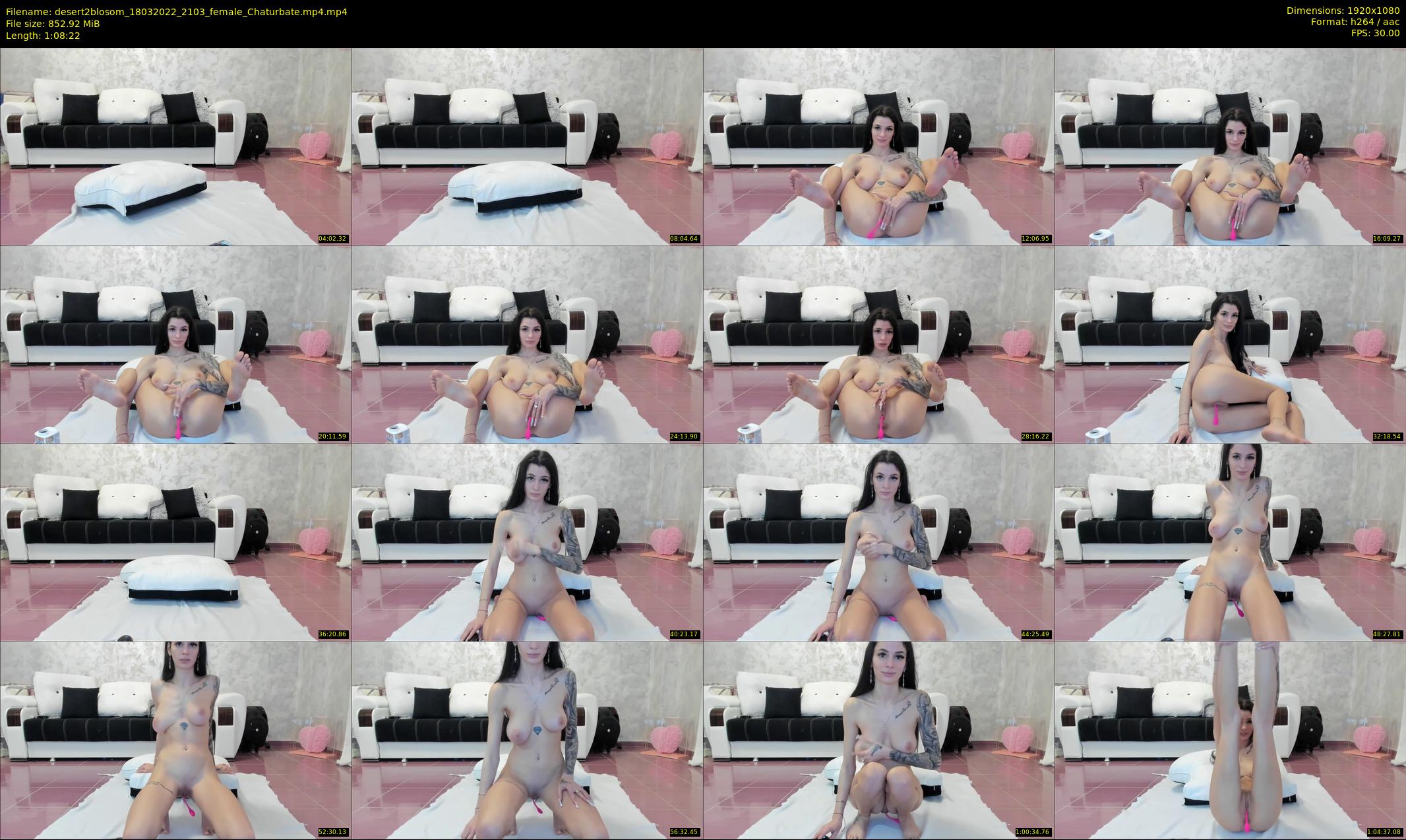 desert2blosom — 69 minute Chaturbate female cam show recording, 1080p, Mar 18, 2022