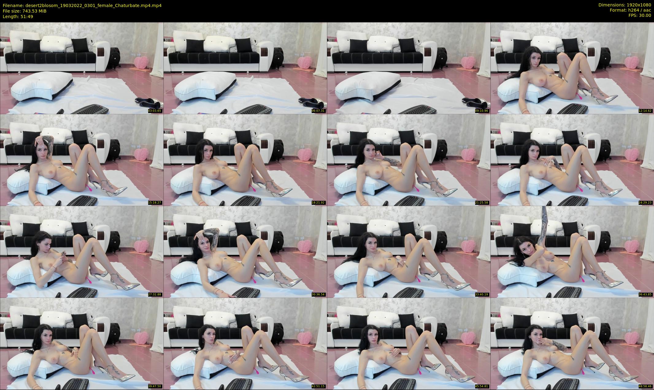 desert2blosom — 52 minute Chaturbate female cam show recording, 1080p, Mar 19, 2022