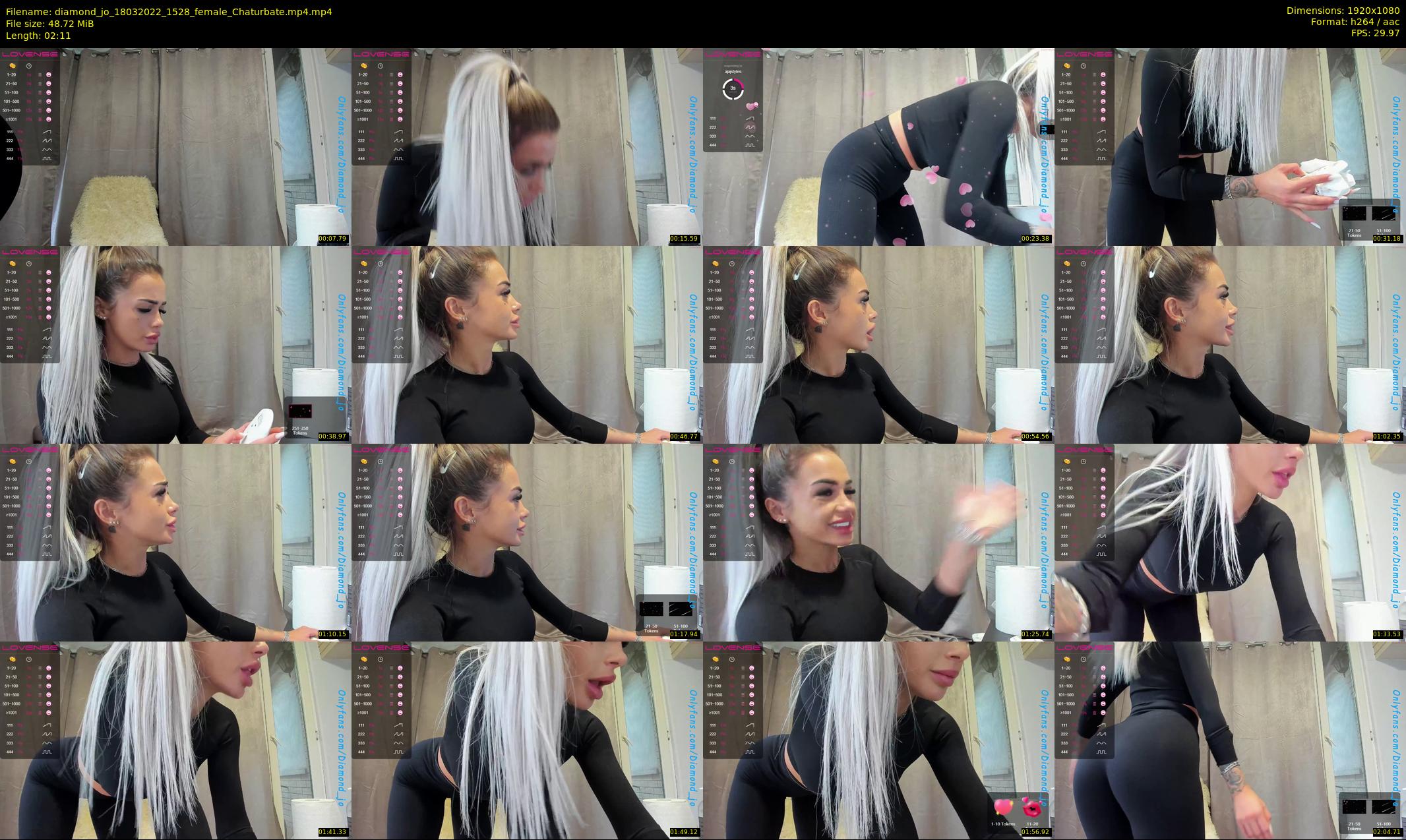 diamond_jo — 3 minute Chaturbate female cam show recording, 1080p, Mar 18, 2022
