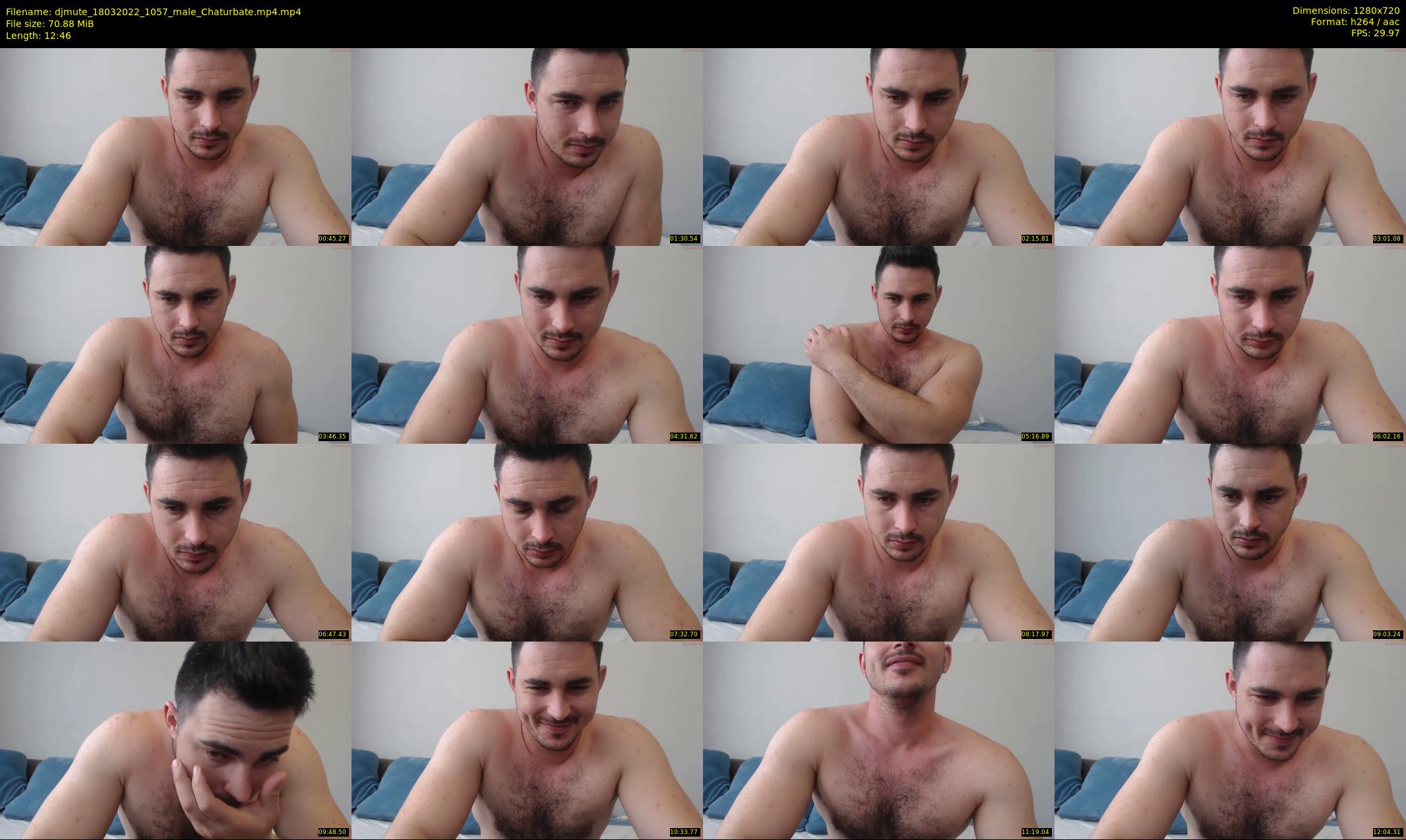 djmute — 13 minute Chaturbate male cam show recording, 720p, Mar 18, 2022