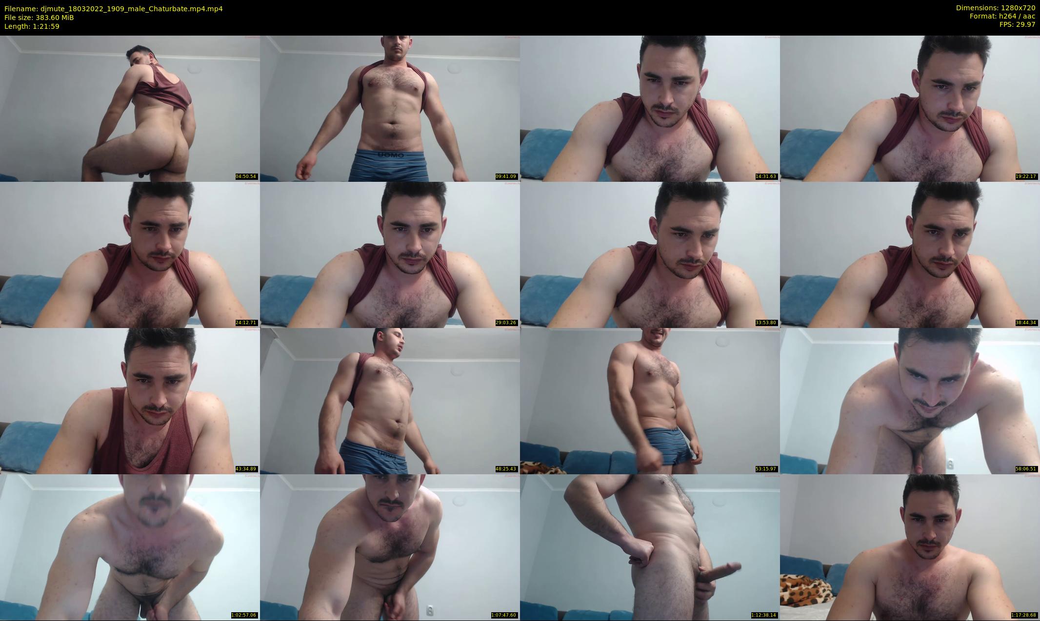 djmute — 82 minute Chaturbate male cam show recording, 720p, Mar 18, 2022