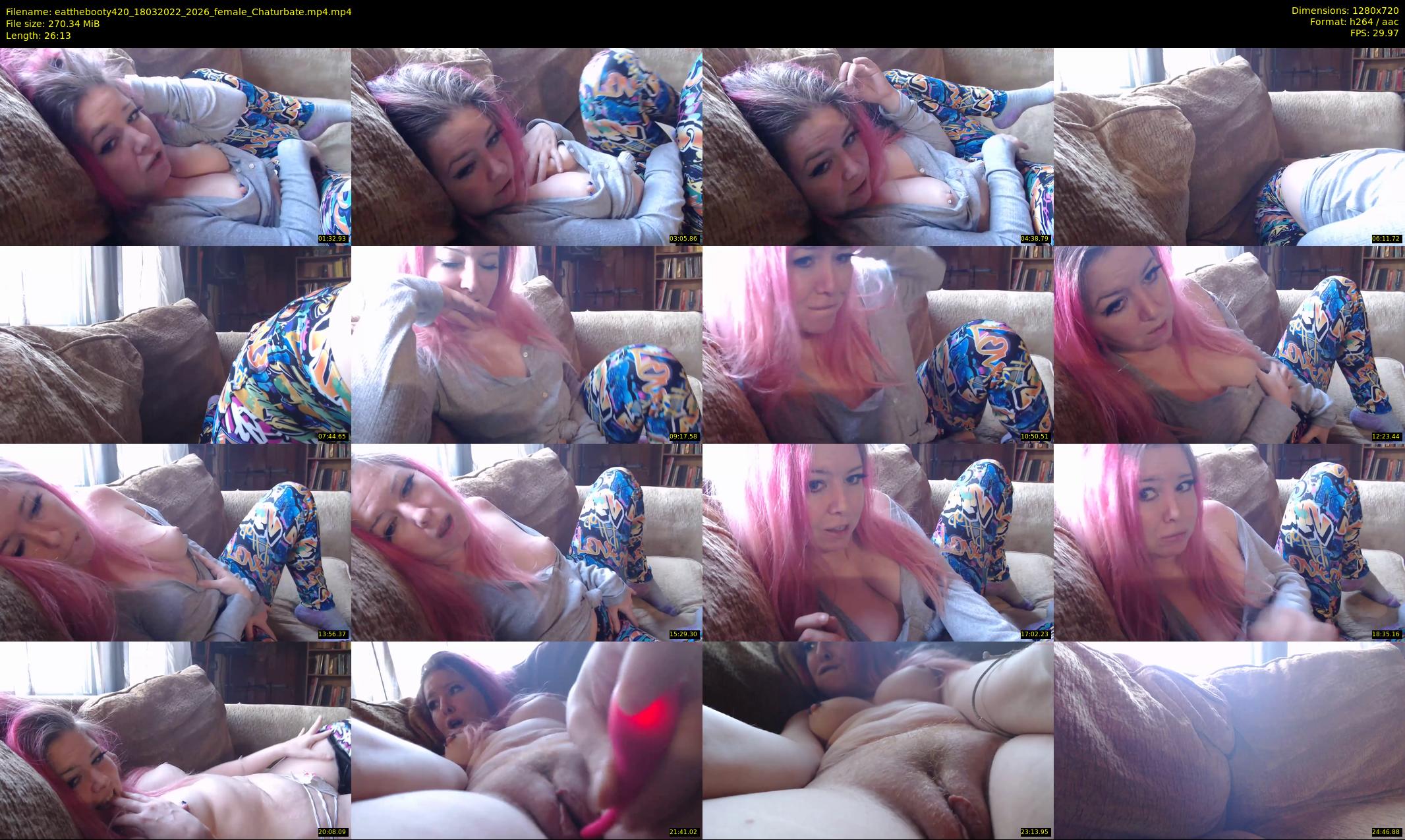 eatthebooty420 — 27 minute Chaturbate female cam show recording, 720p, Mar 18, 2022