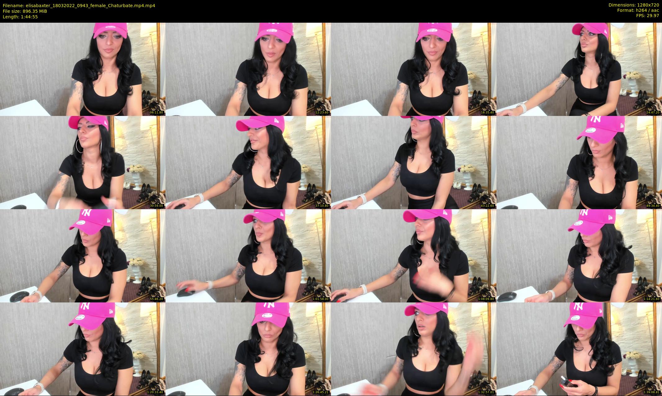 elisabaxter — 105 minute Chaturbate female cam show recording, 720p, Mar 18, 2022