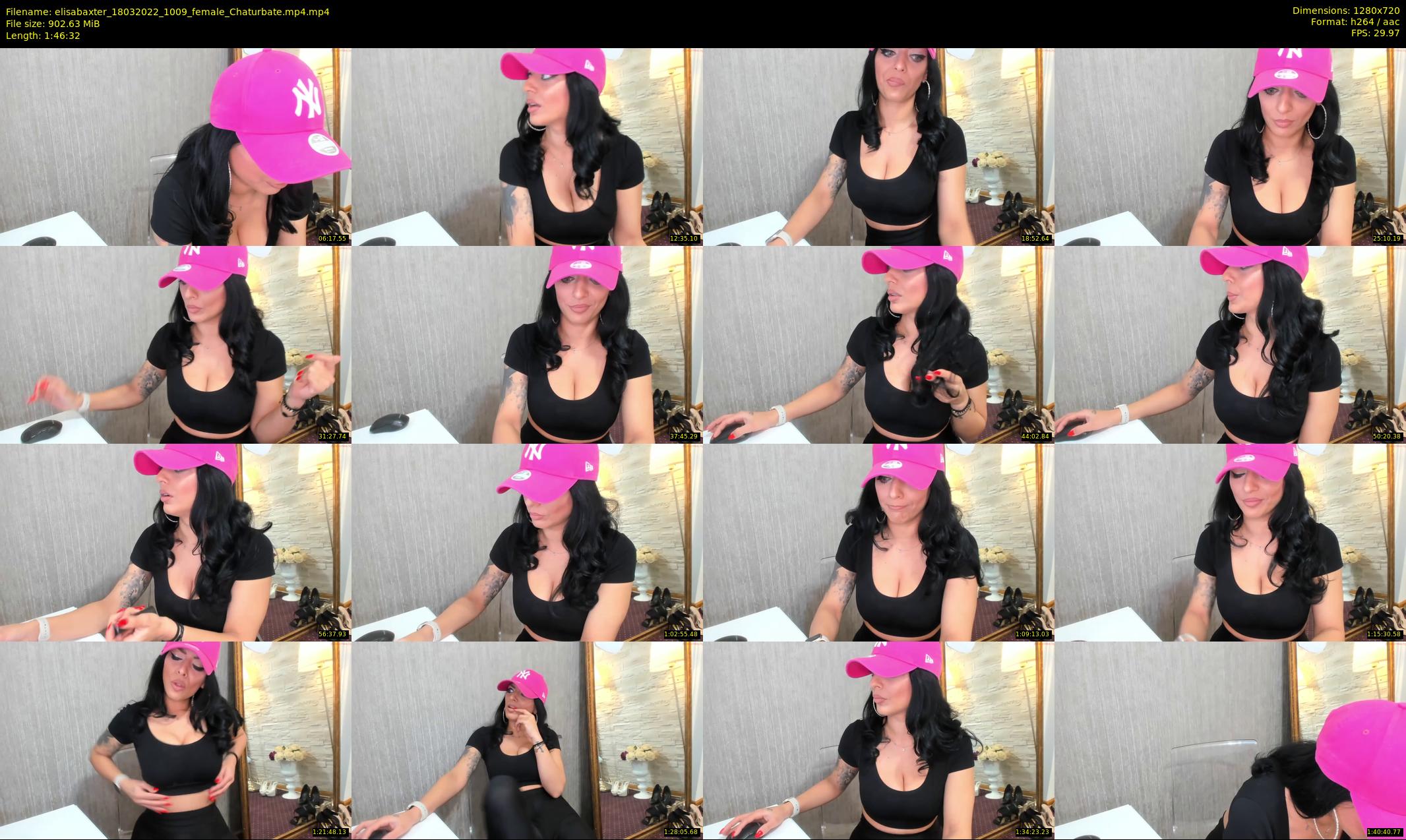elisabaxter — 107 minute Chaturbate female cam show recording, 720p, Mar 18, 2022