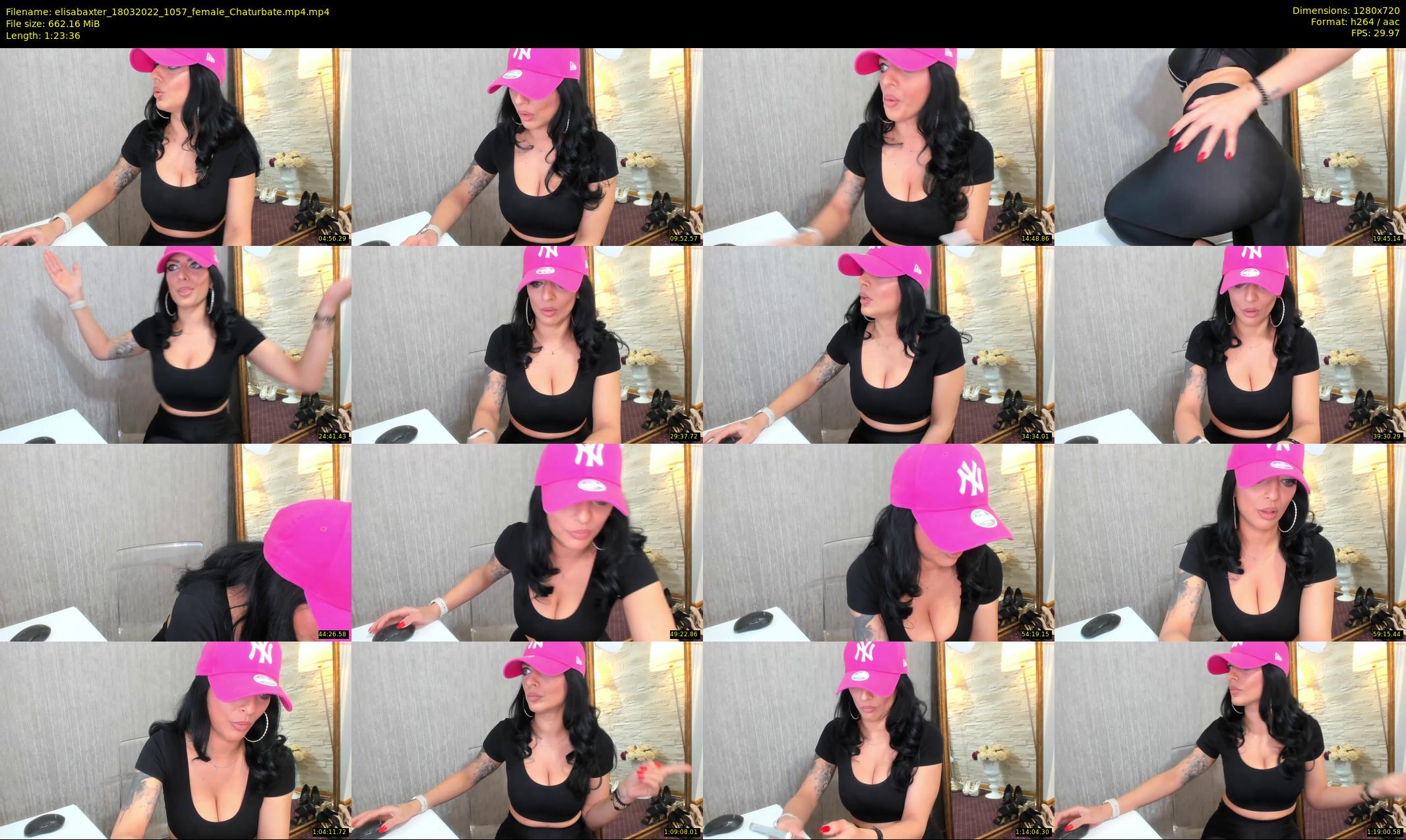 elisabaxter — 84 minute Chaturbate female cam show recording, 720p, Mar 18, 2022