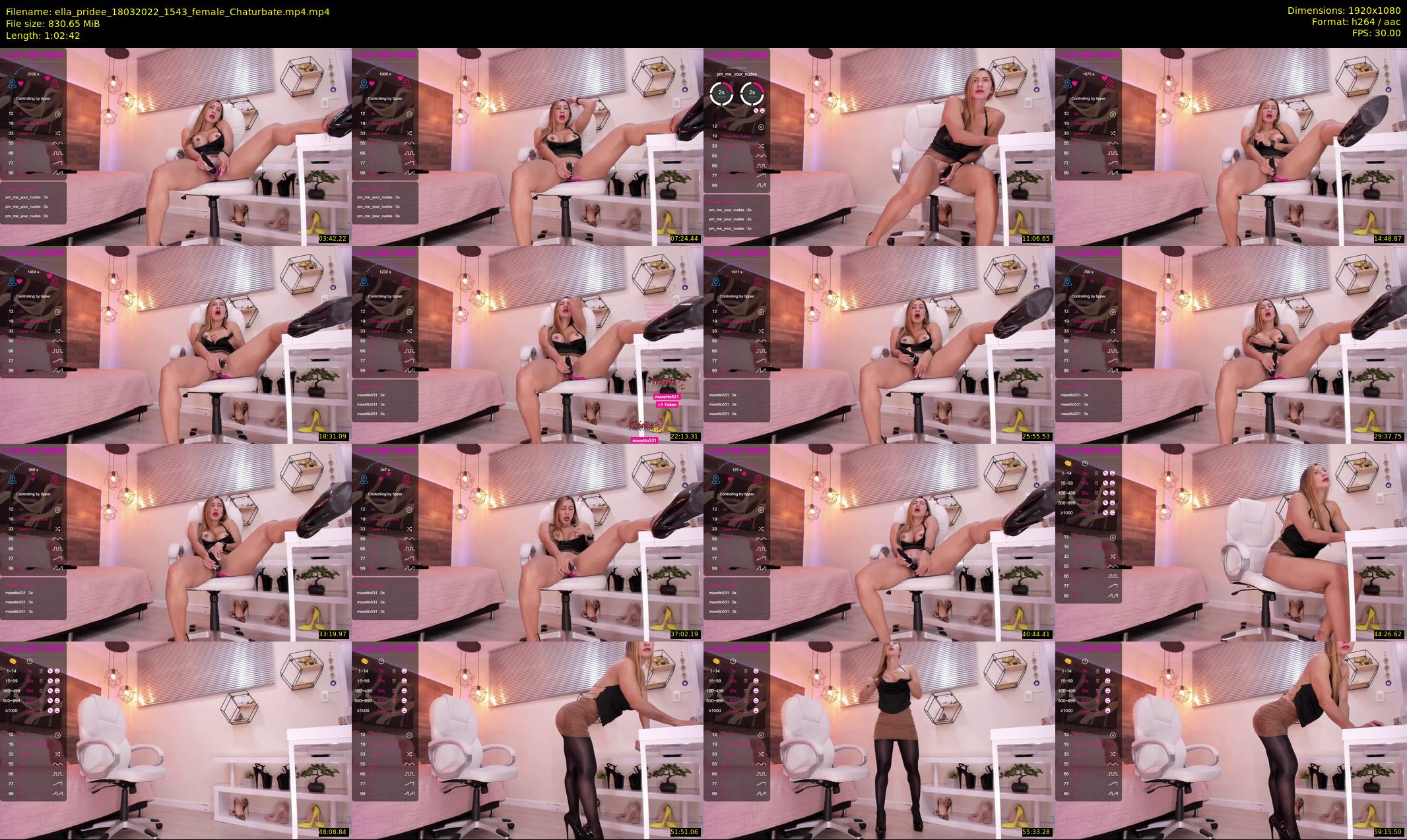ella_pridee — 63 minute Chaturbate female cam show recording, 1080p, Mar 18, 2022